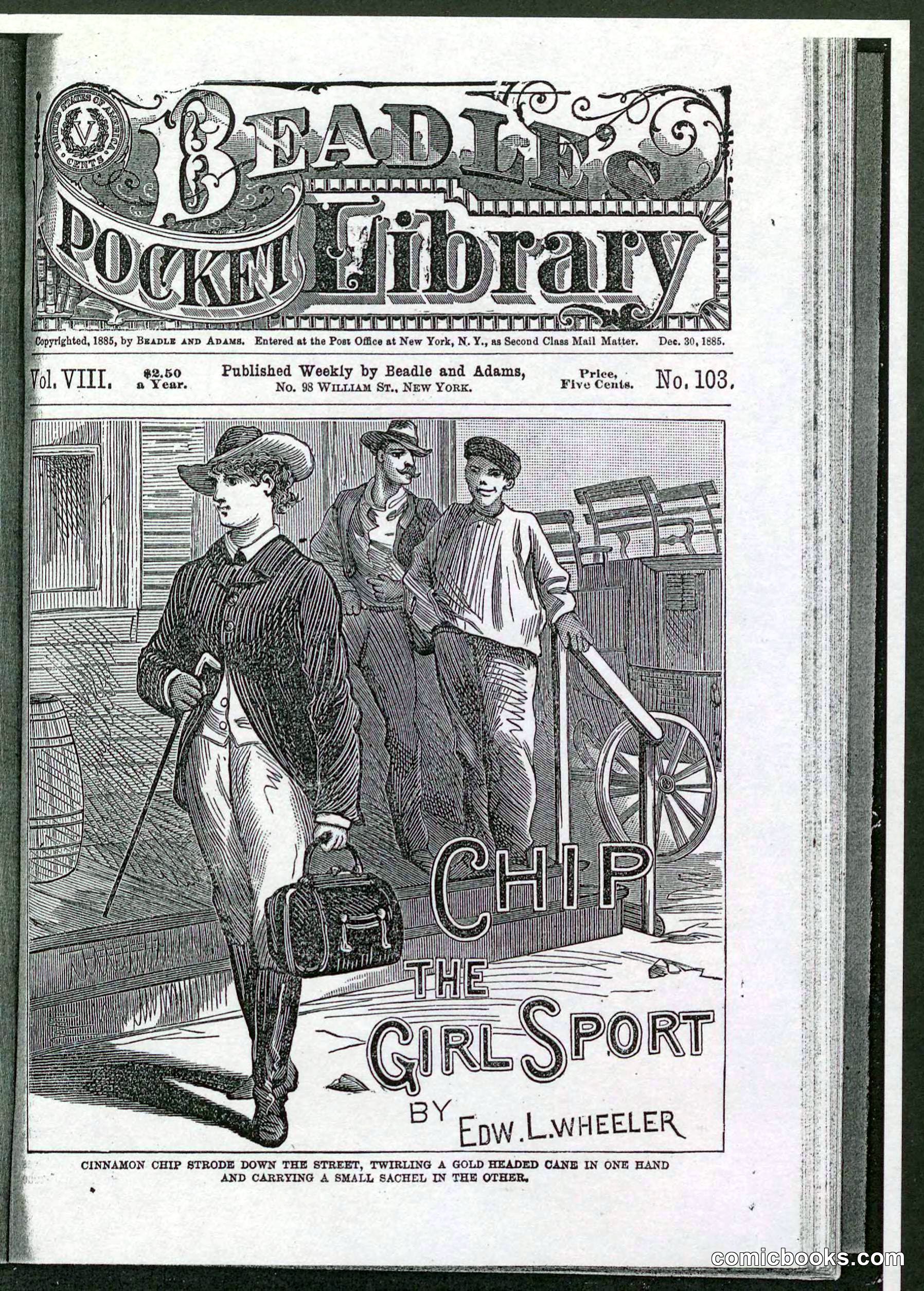 Beadle's Pocket Library No. 103