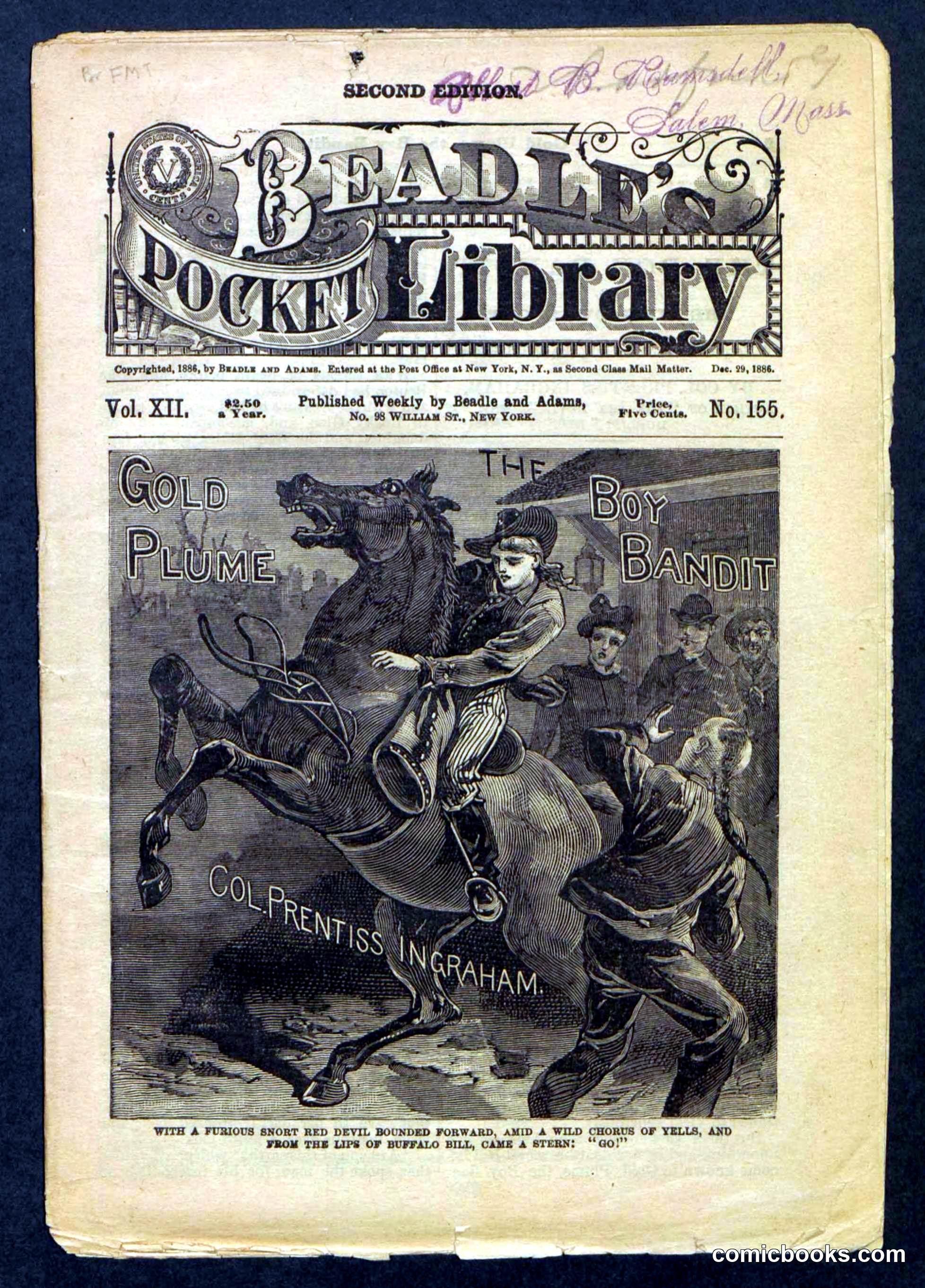 Beadle's Pocket Library No. 155