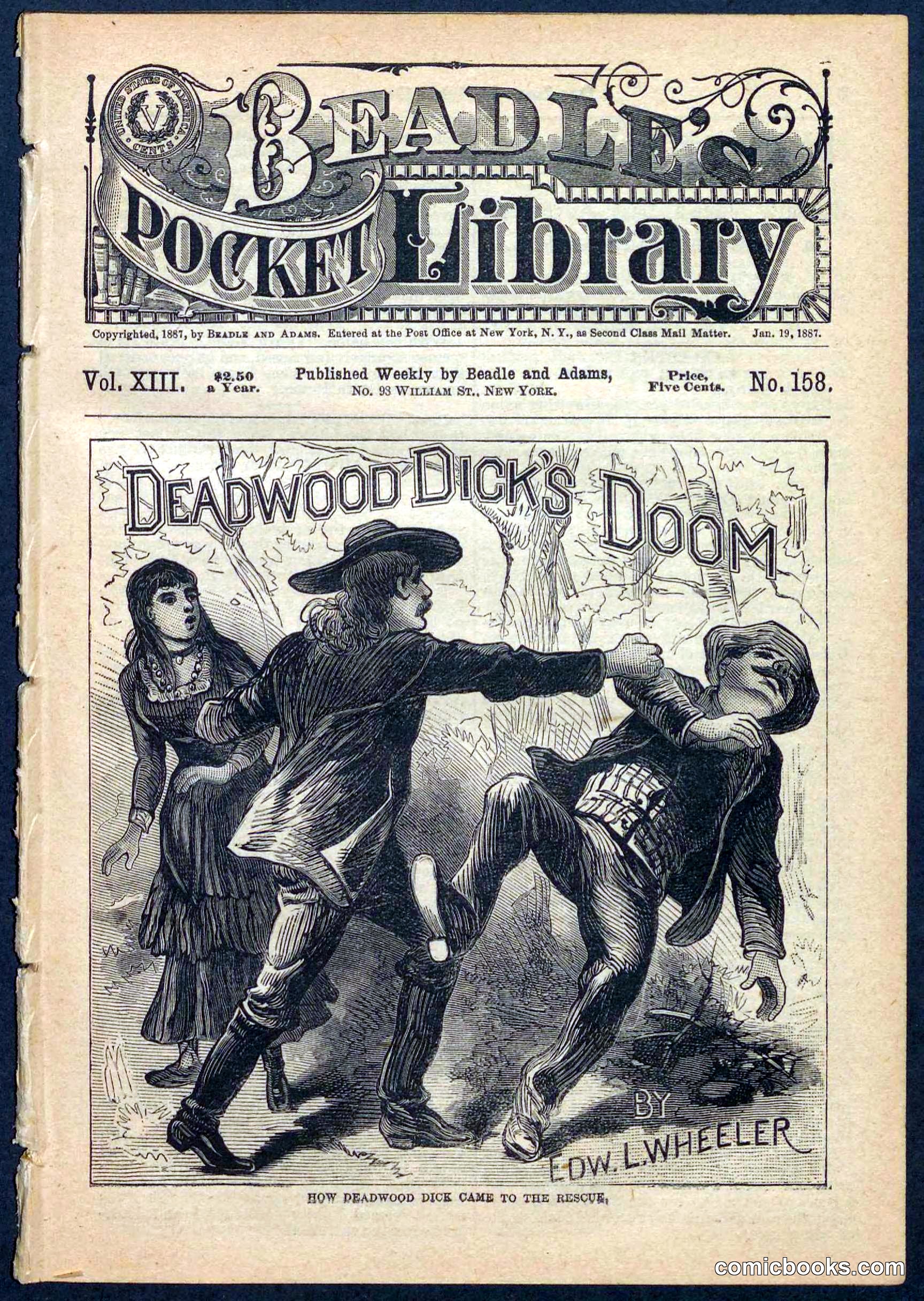 Beadle's Pocket Library No. 158