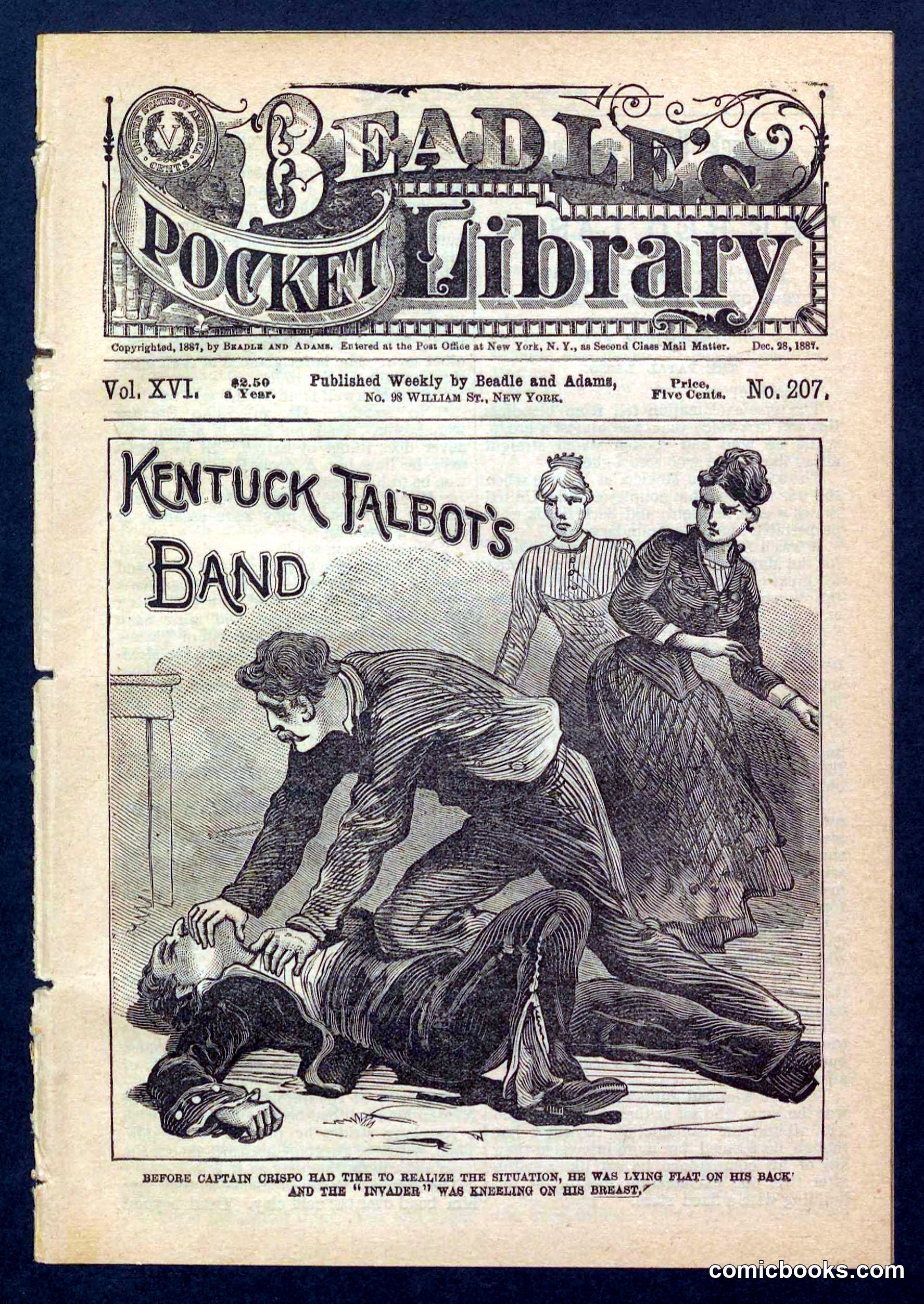 Beadle's Pocket Library, No. 207: 'Kentucky Talbot's Band'