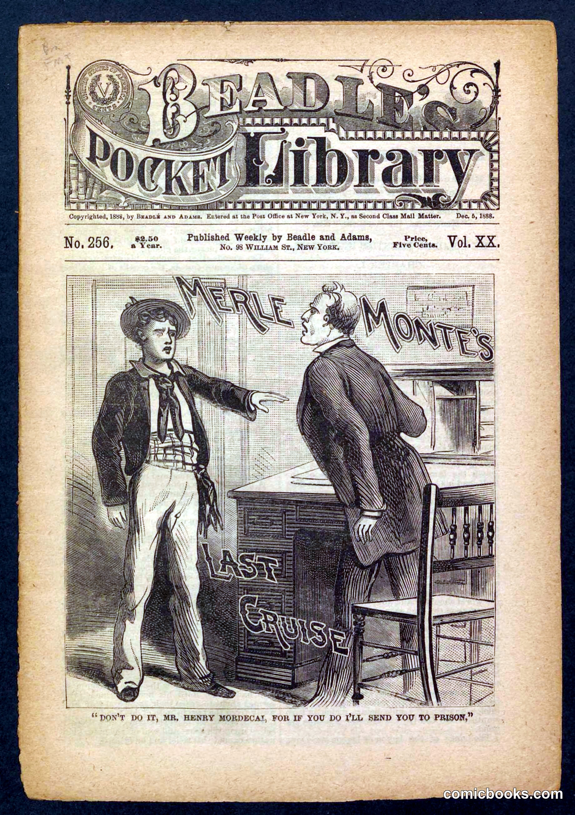 Beadle's Pocket Library No. 256