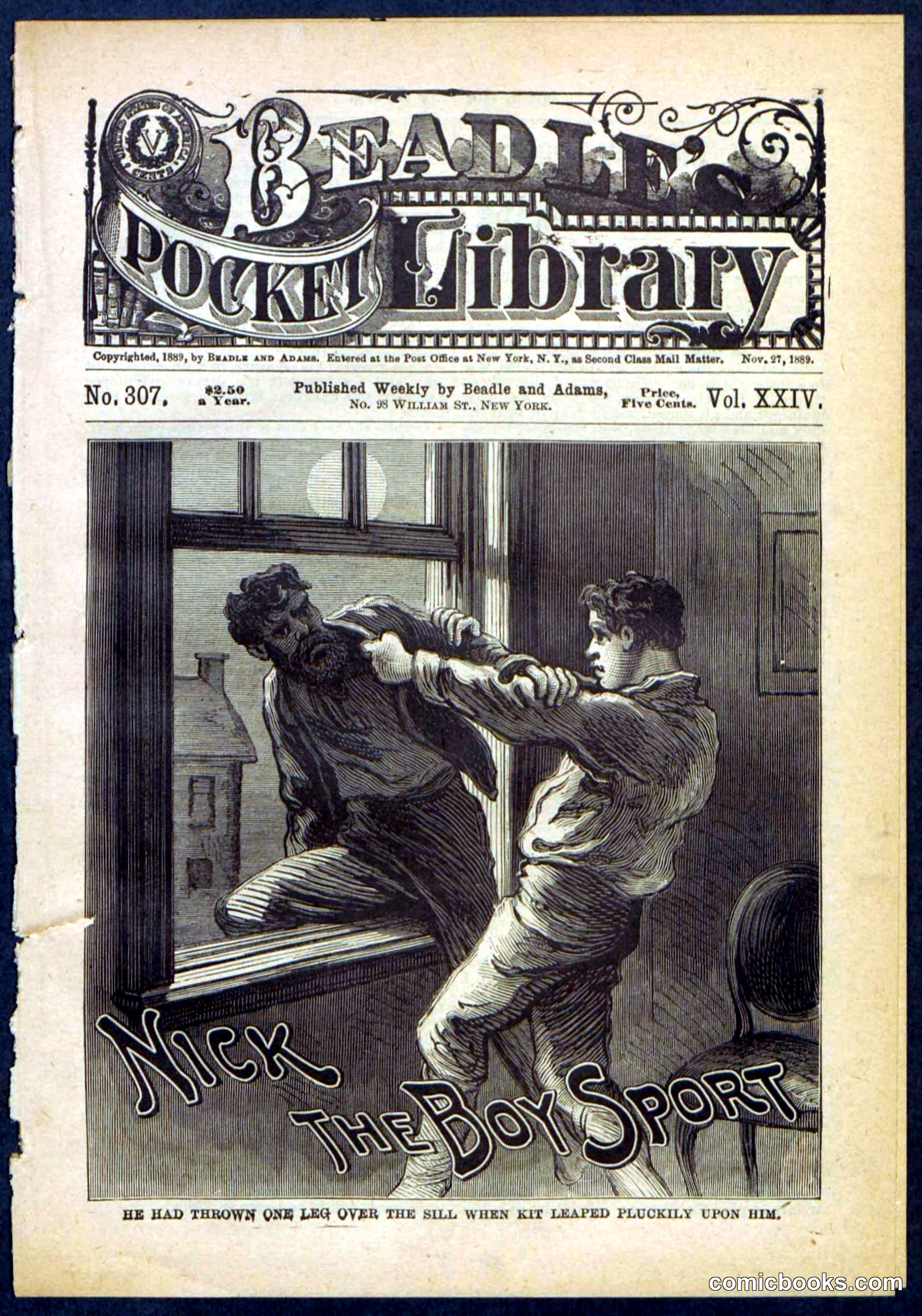 Beadle's Pocket Library, No. 307