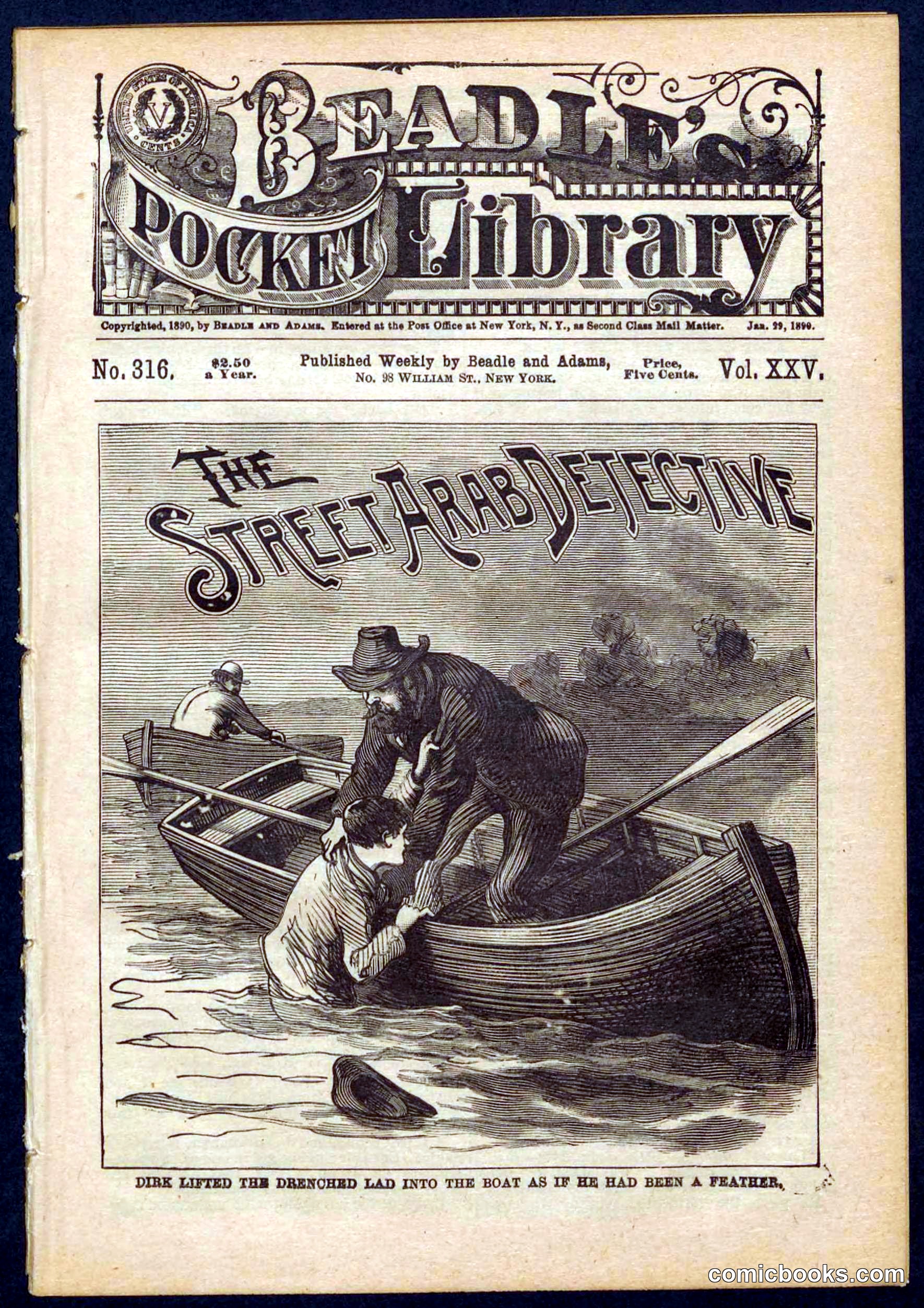Beadle's Pocket Library No. 316: The Street Hard Detective