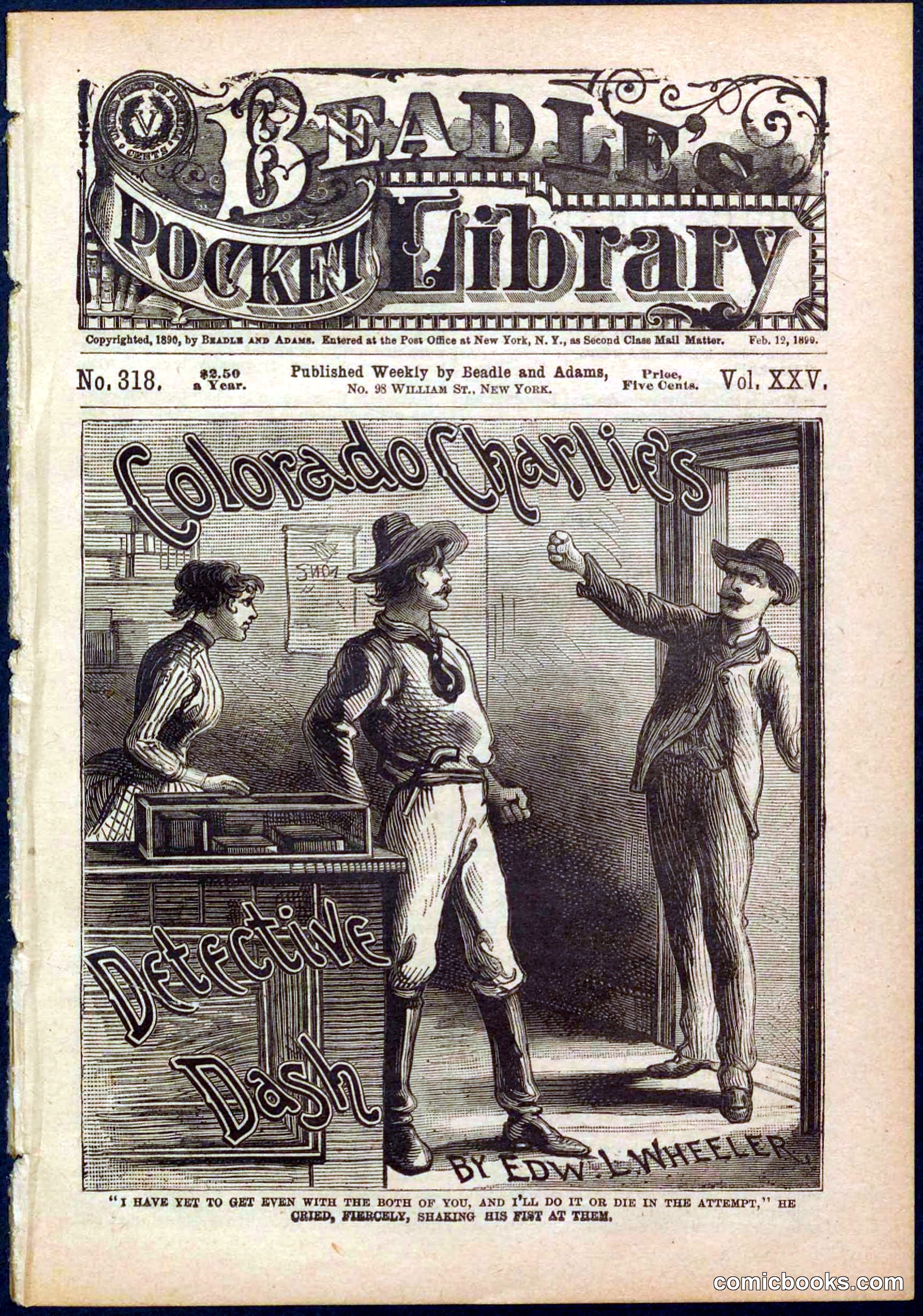 Beadle's Pocket Library No. 318