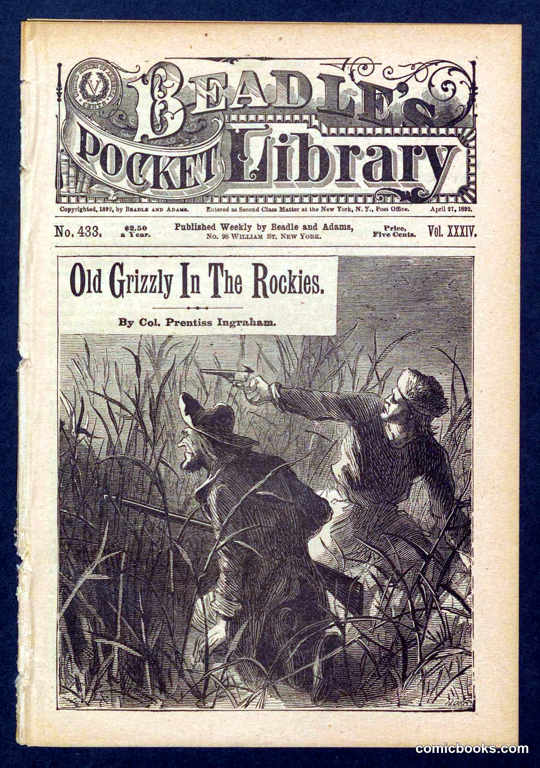 Beadle's Pocket Library No. 433