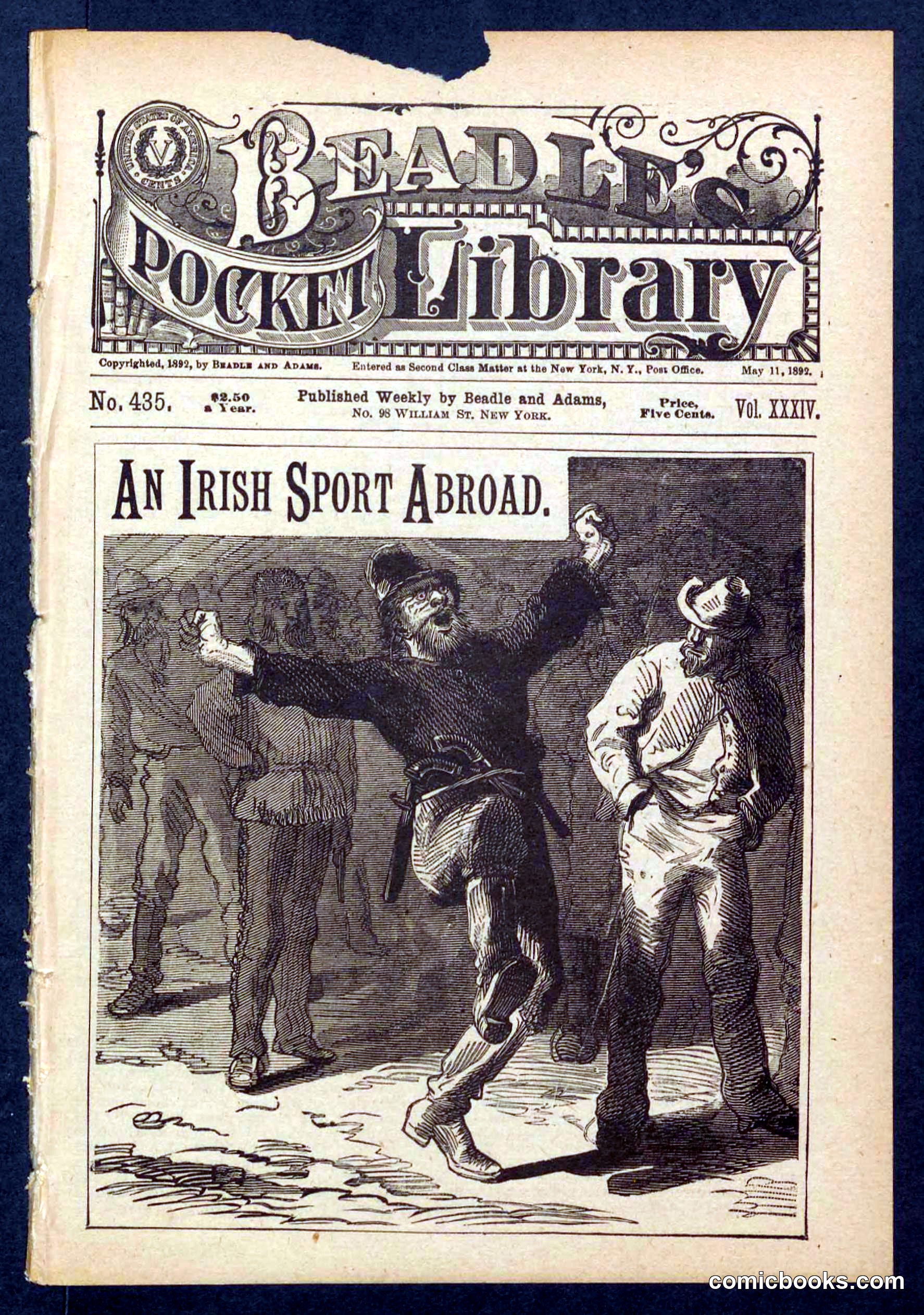 Beadle's Pocket Library No. 435