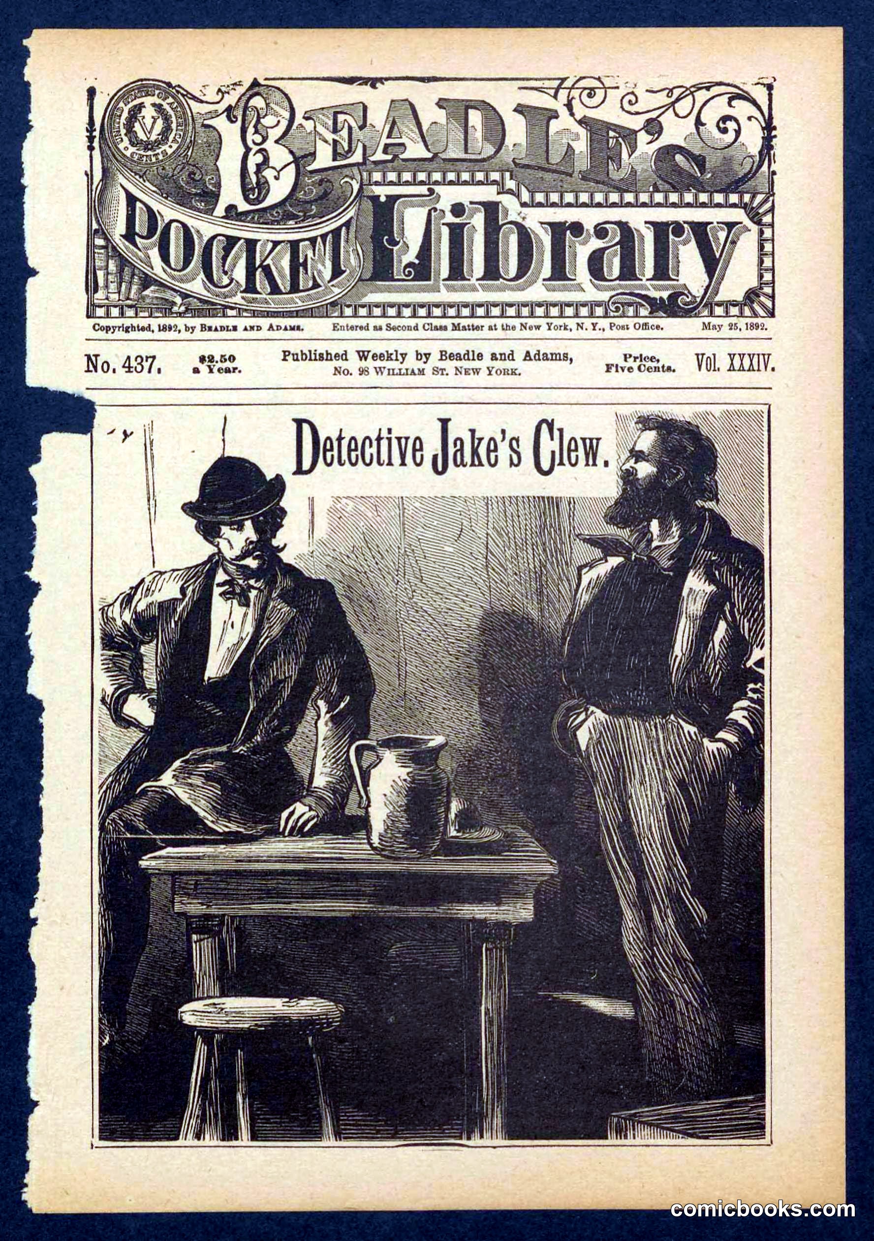 Beadle's Pocket Library No. 437