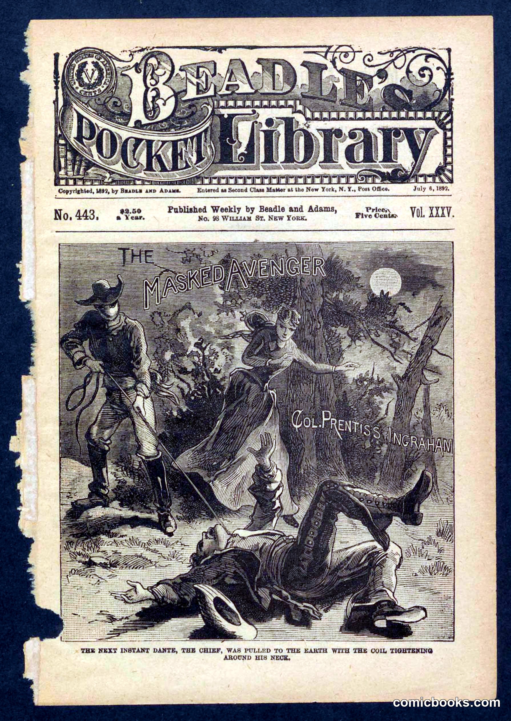 Beadle's Pocket Library No. 443