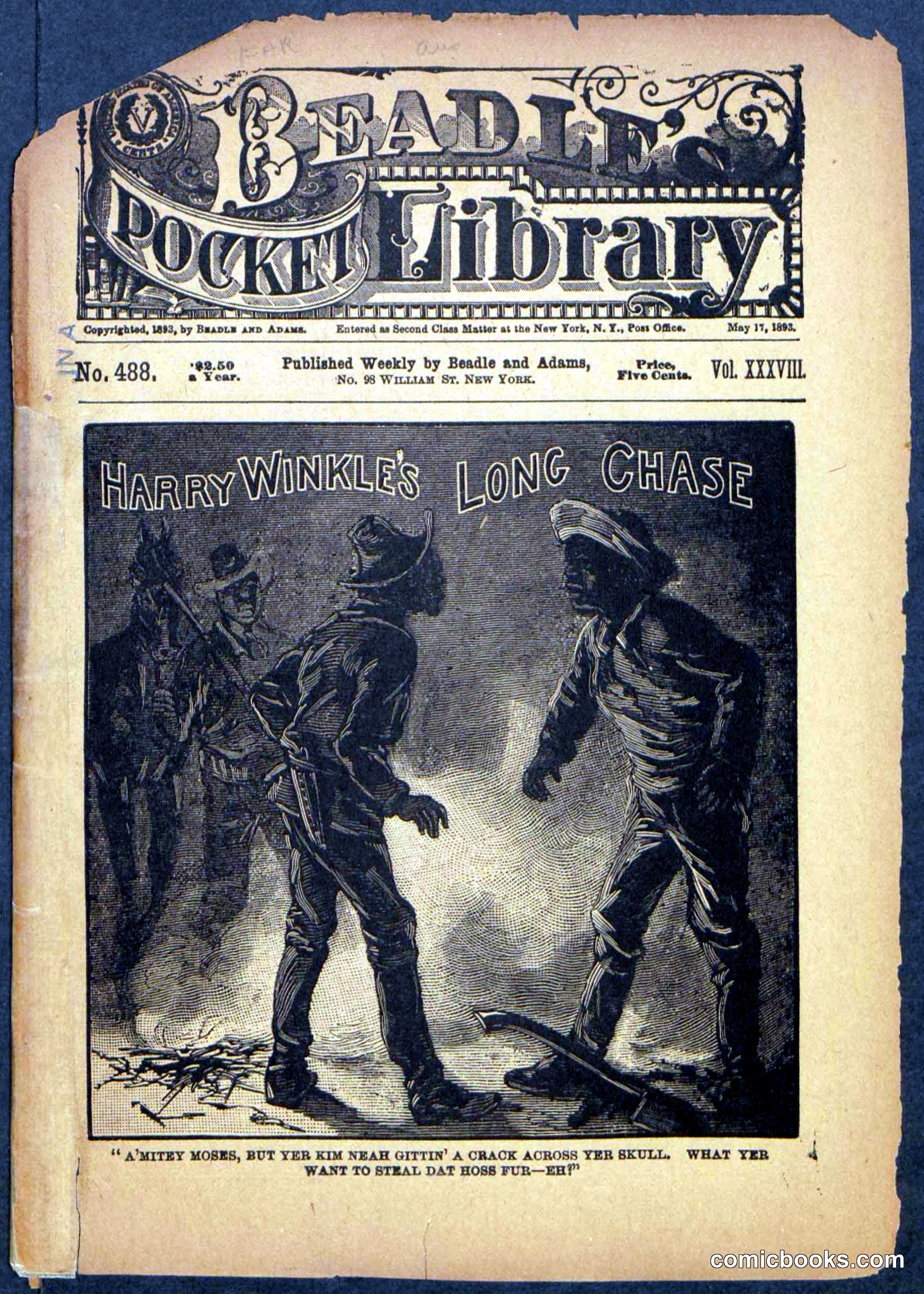 Beadle's Pocket Library, No. 488