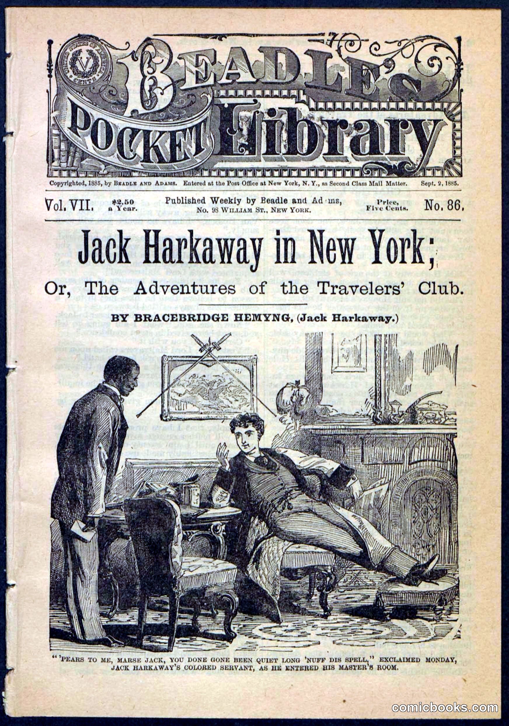 Beadle's Pocket Library No. 86
