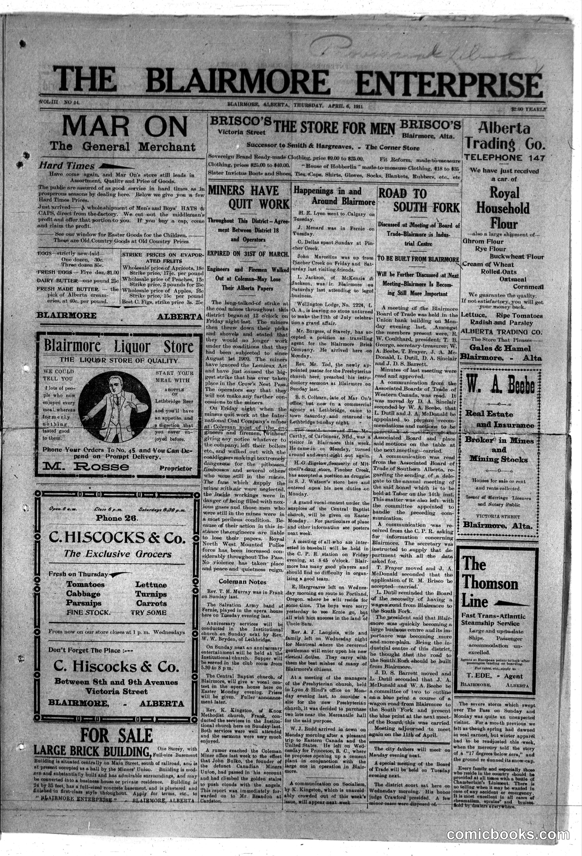 The Blairmore Enterprise