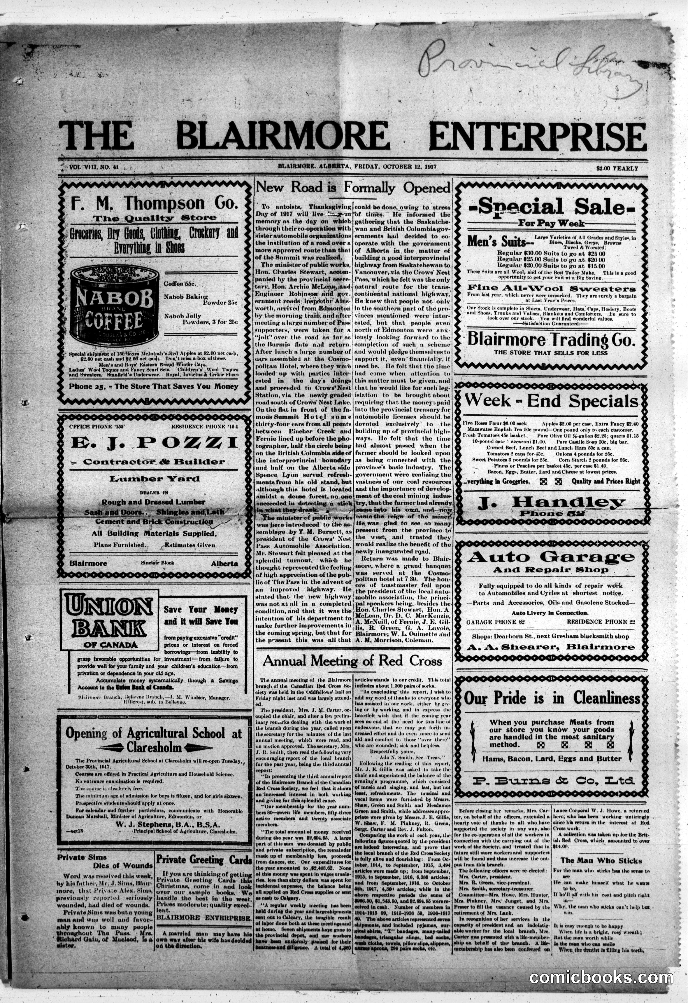 The Blairmore Enterprise