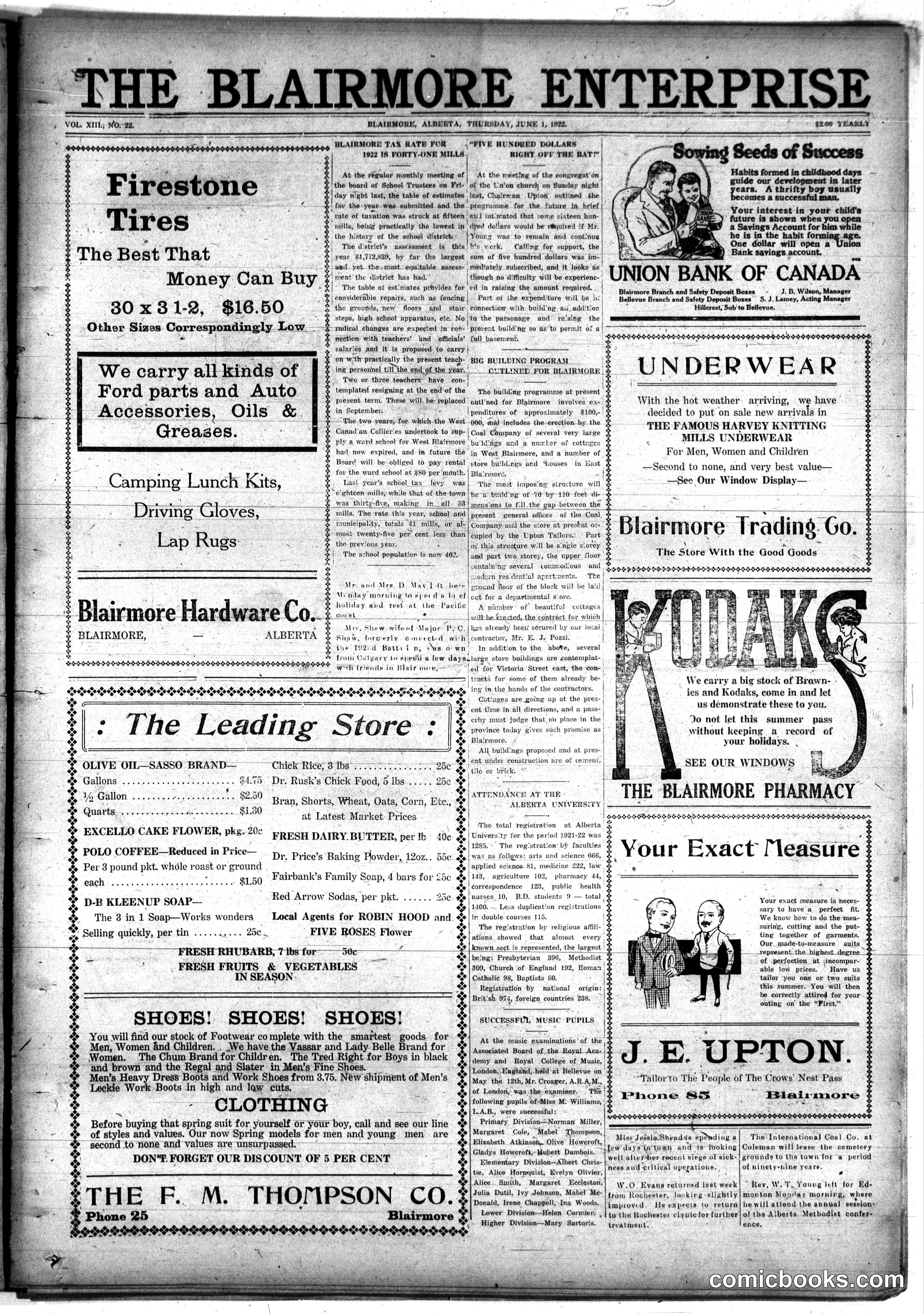 The Blairmore Enterprise