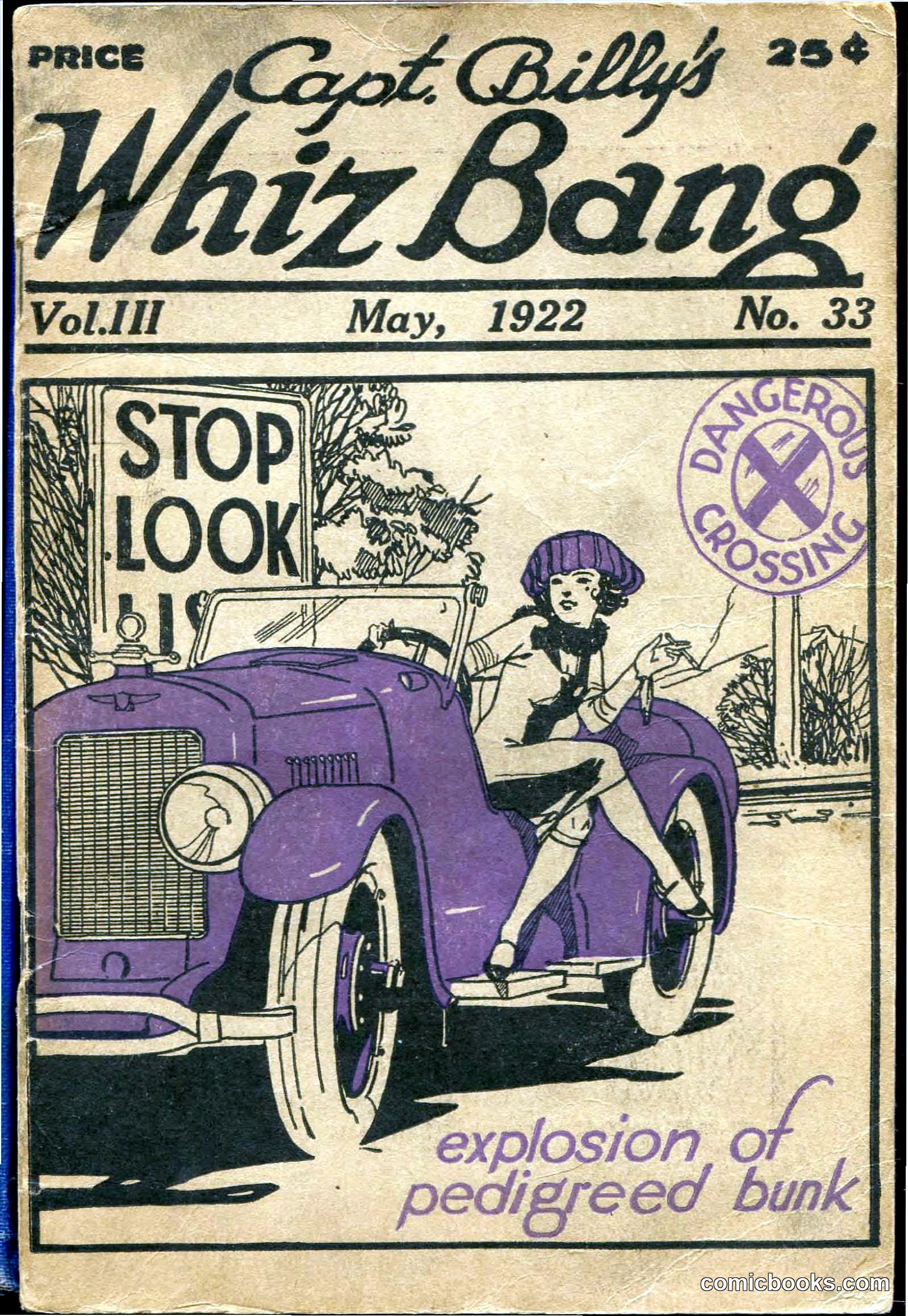Captain Billy's Whiz Bang, Vol. III, No. 33