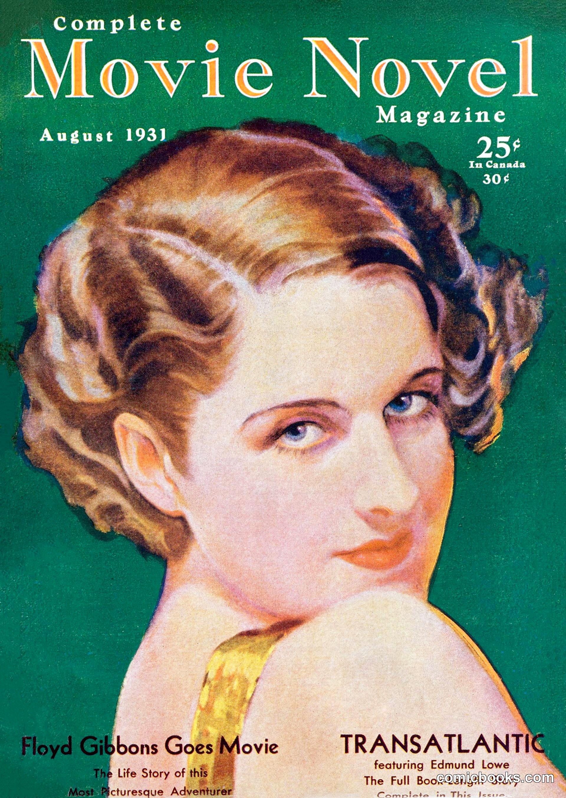 Complete Movie Novel Magazine, August 1931