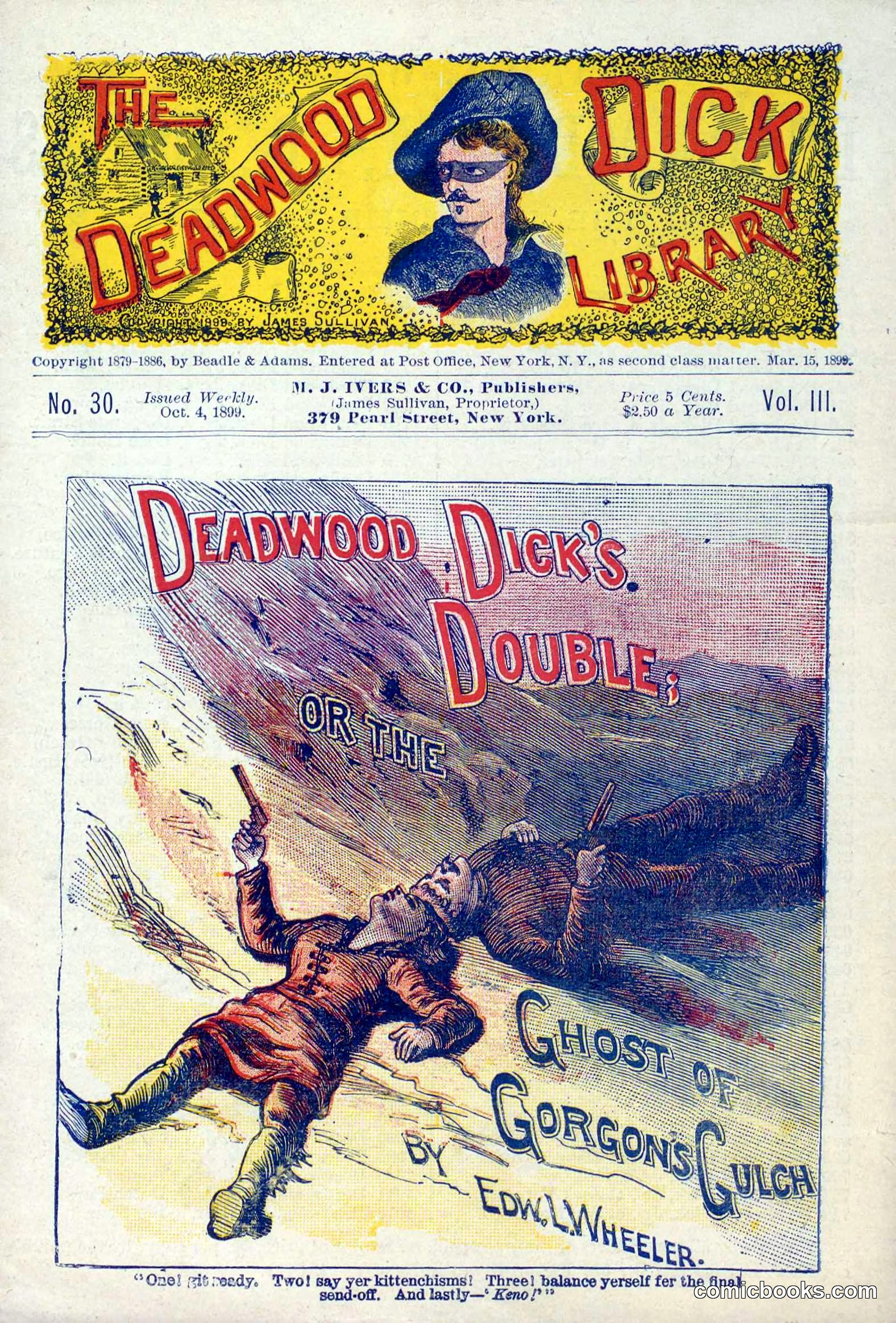 Deadwood Dick Library, Vol. III, No. 30