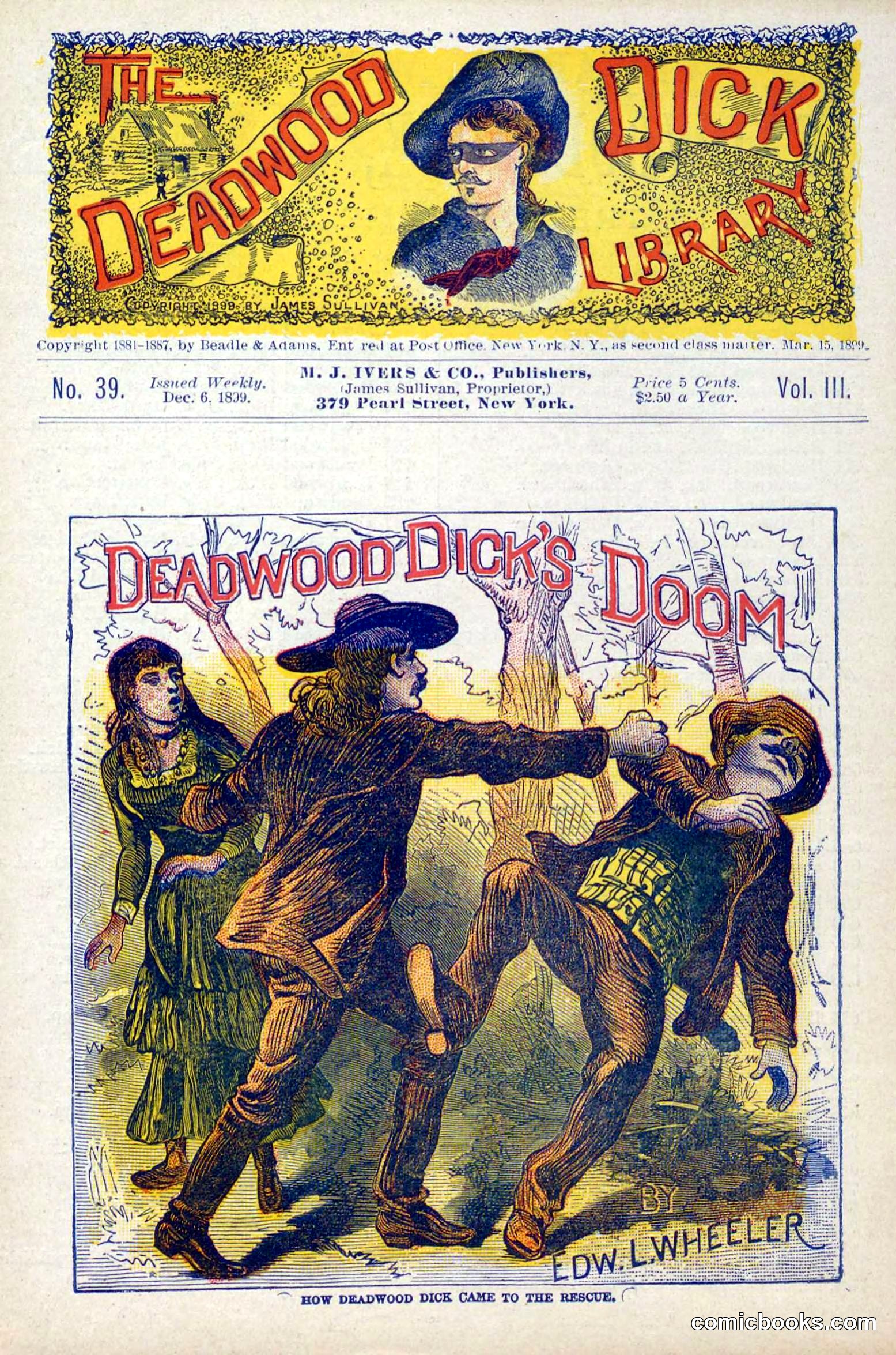 The Deadwood Dick Library, Vol. III, No. 39