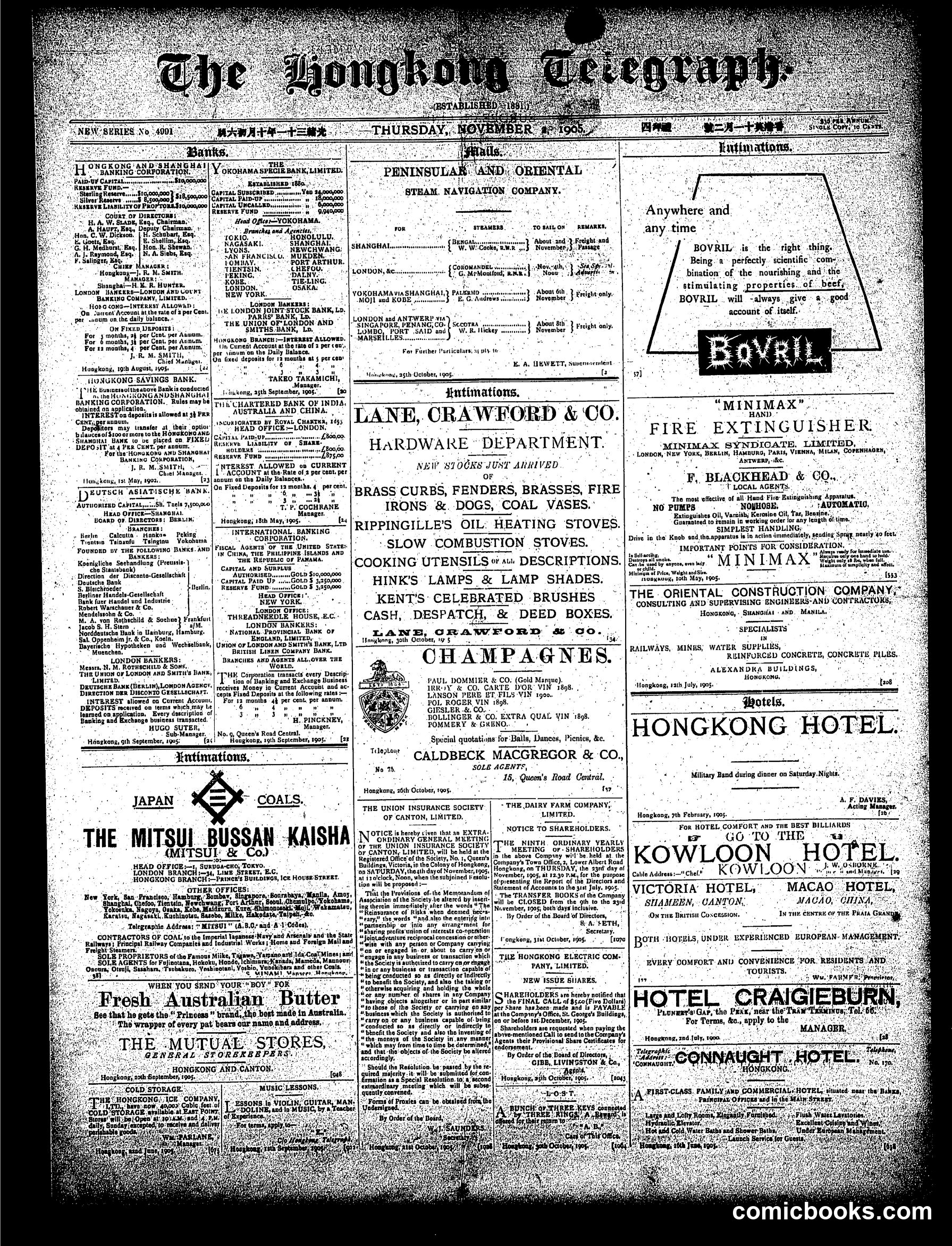 The Hong Kong Telegraph
