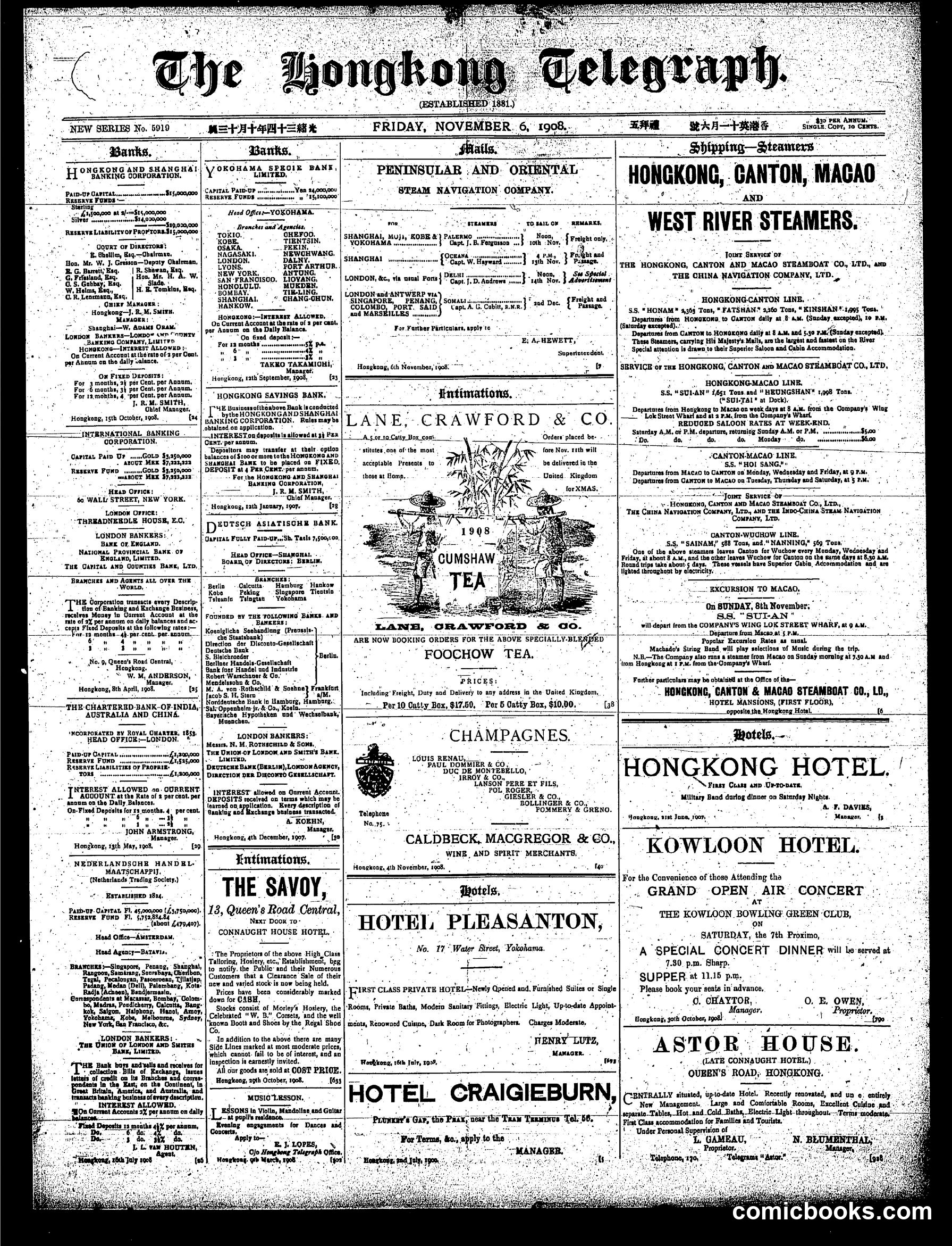 The Hong Kong Telegraph