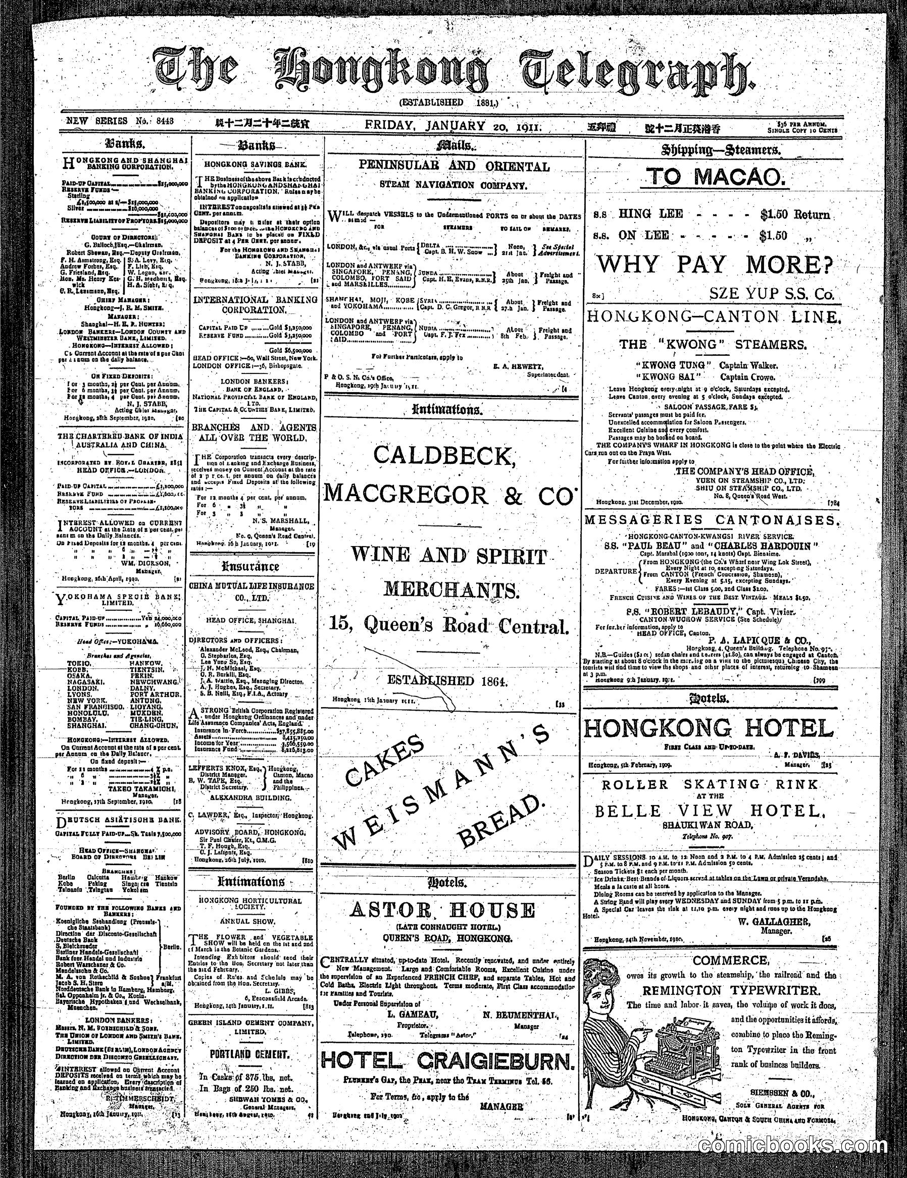 Hong Kong Telegraph