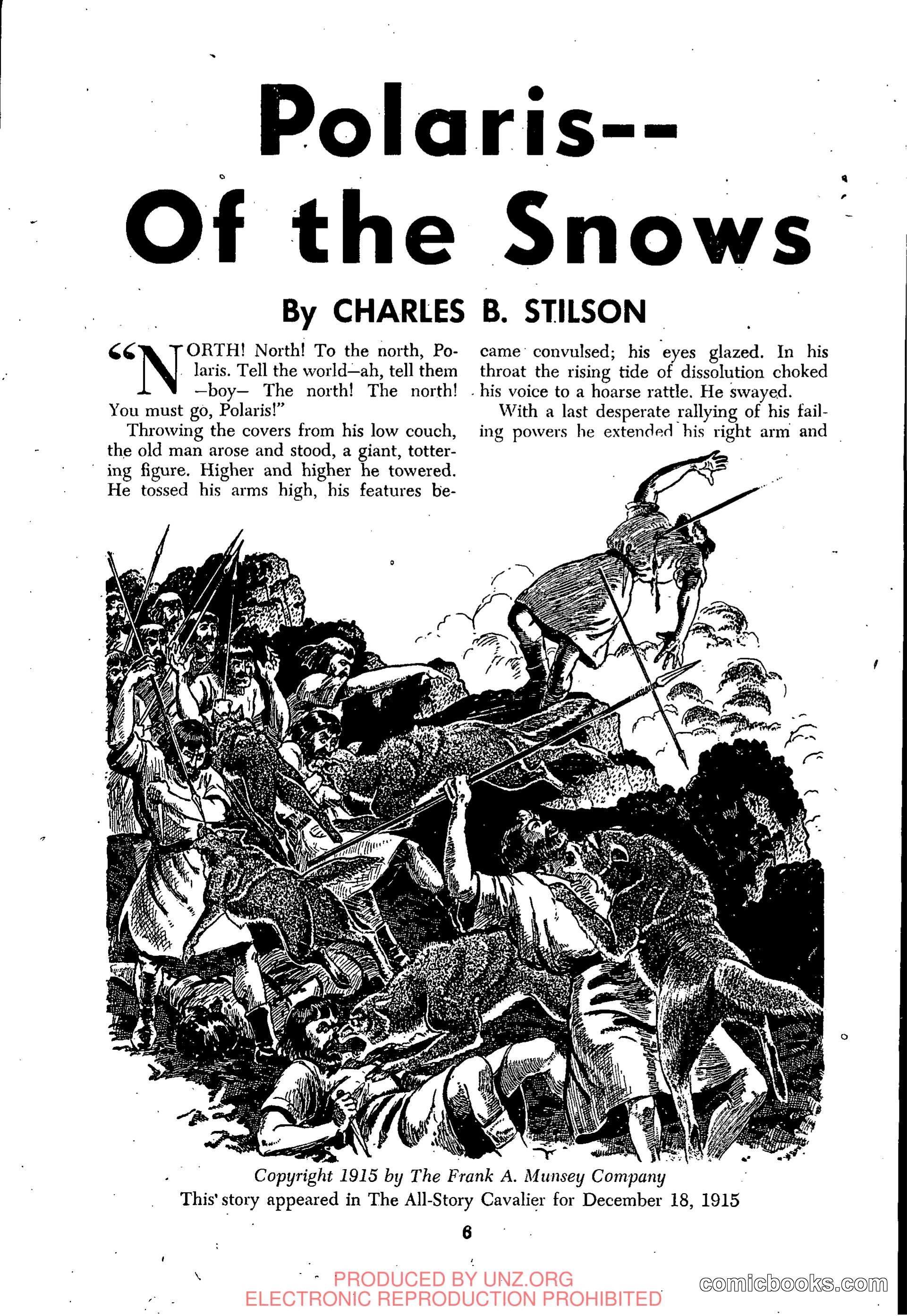 Polaris—Of the Snows by Charles B. Stilson
