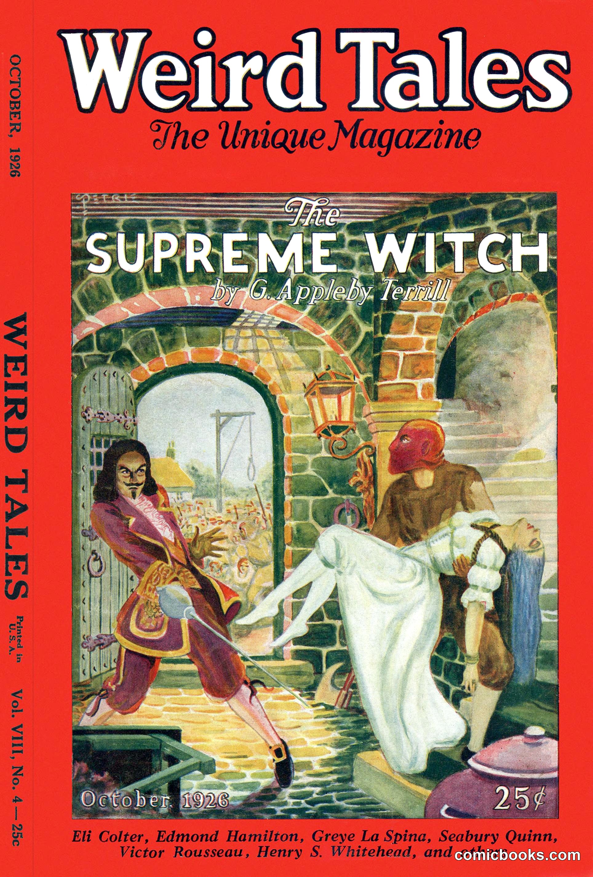 Weird Tales, Vol. VIII, No. 4