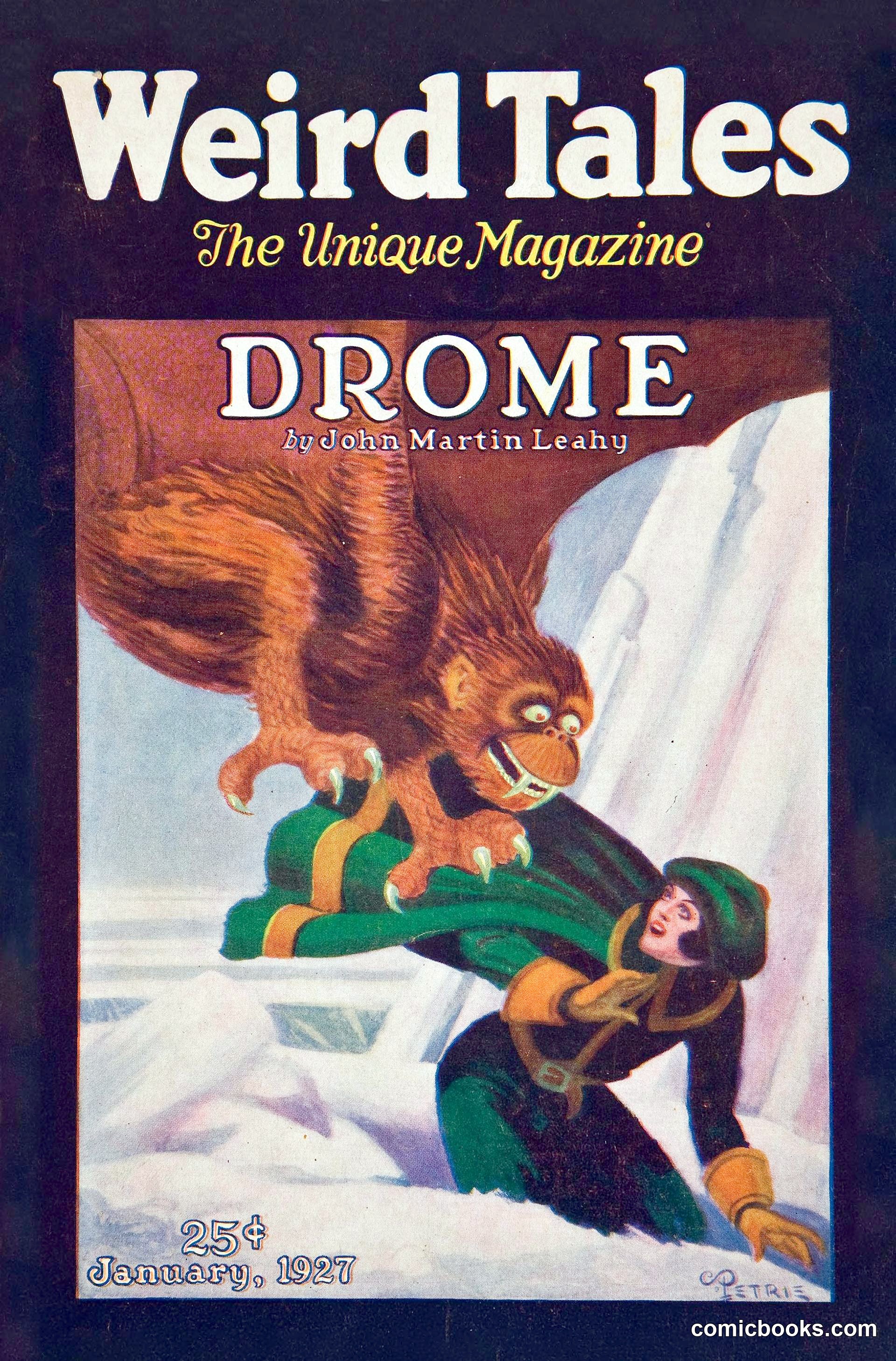 Weird Tales, Vol. 9, No. 1