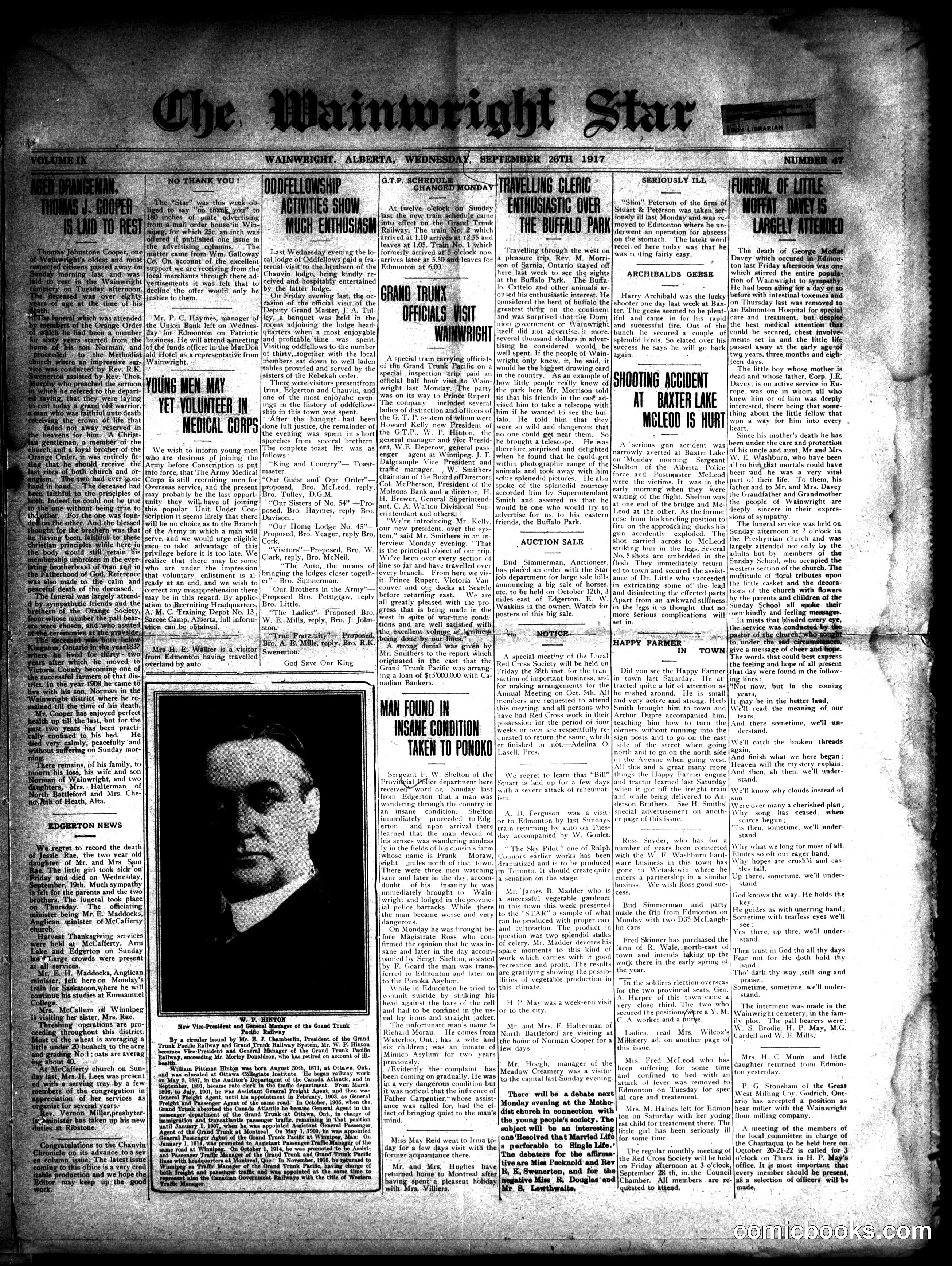 The Wainwright Star