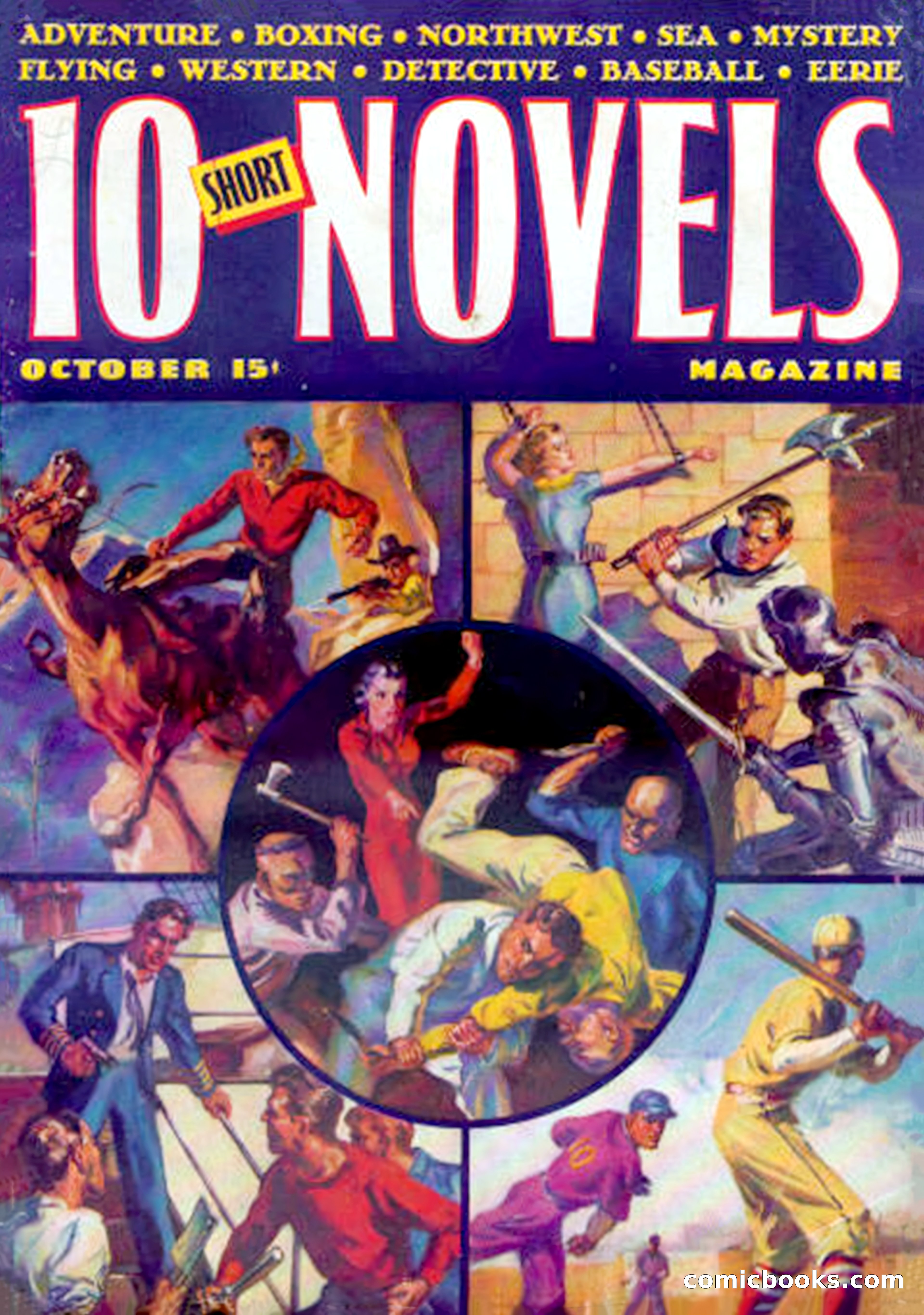 10 Short Novels Magazine — page 1: Pulp Fiction, 1938