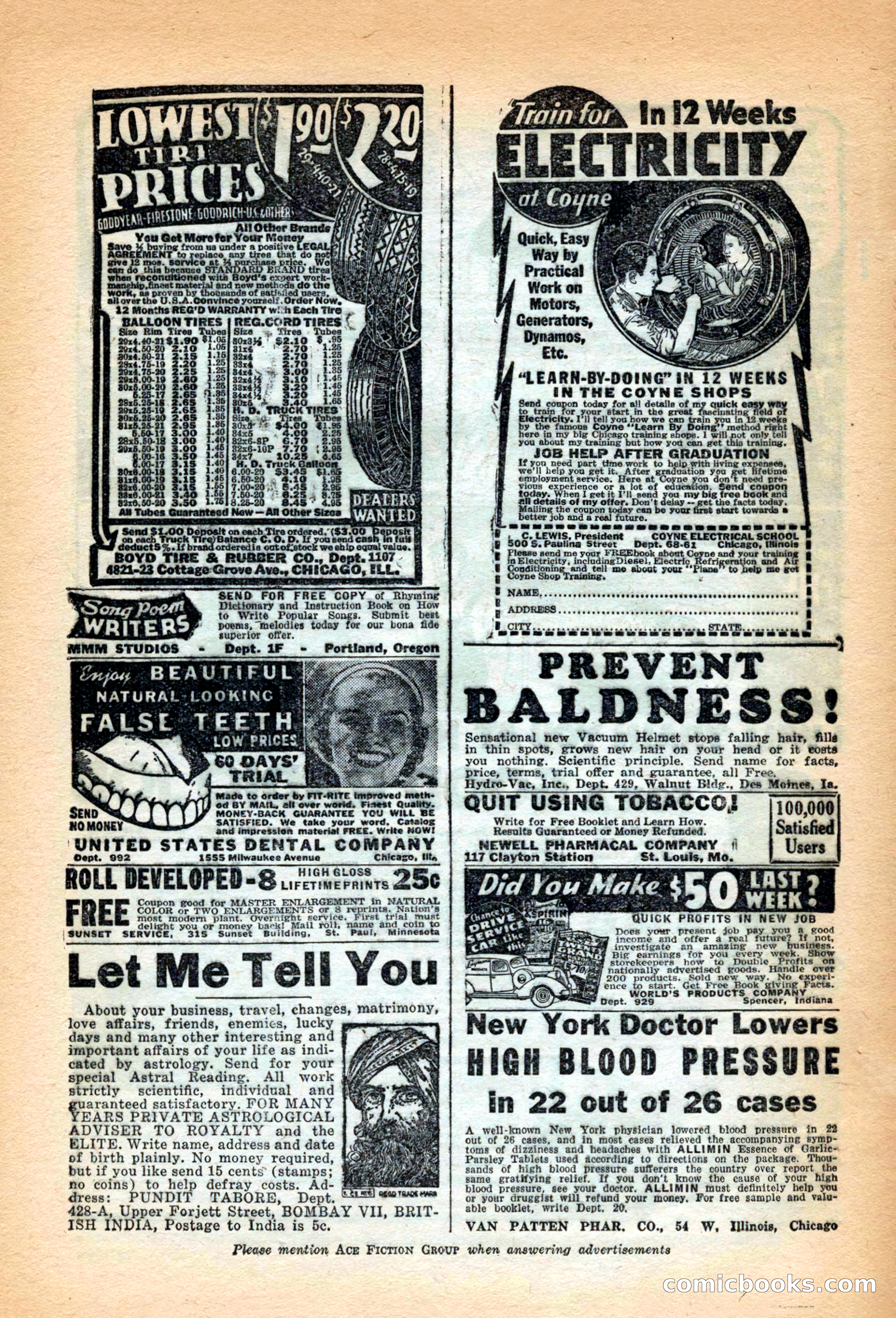 10 Short Novels Magazine — page 6: Pulp Fiction, 1938