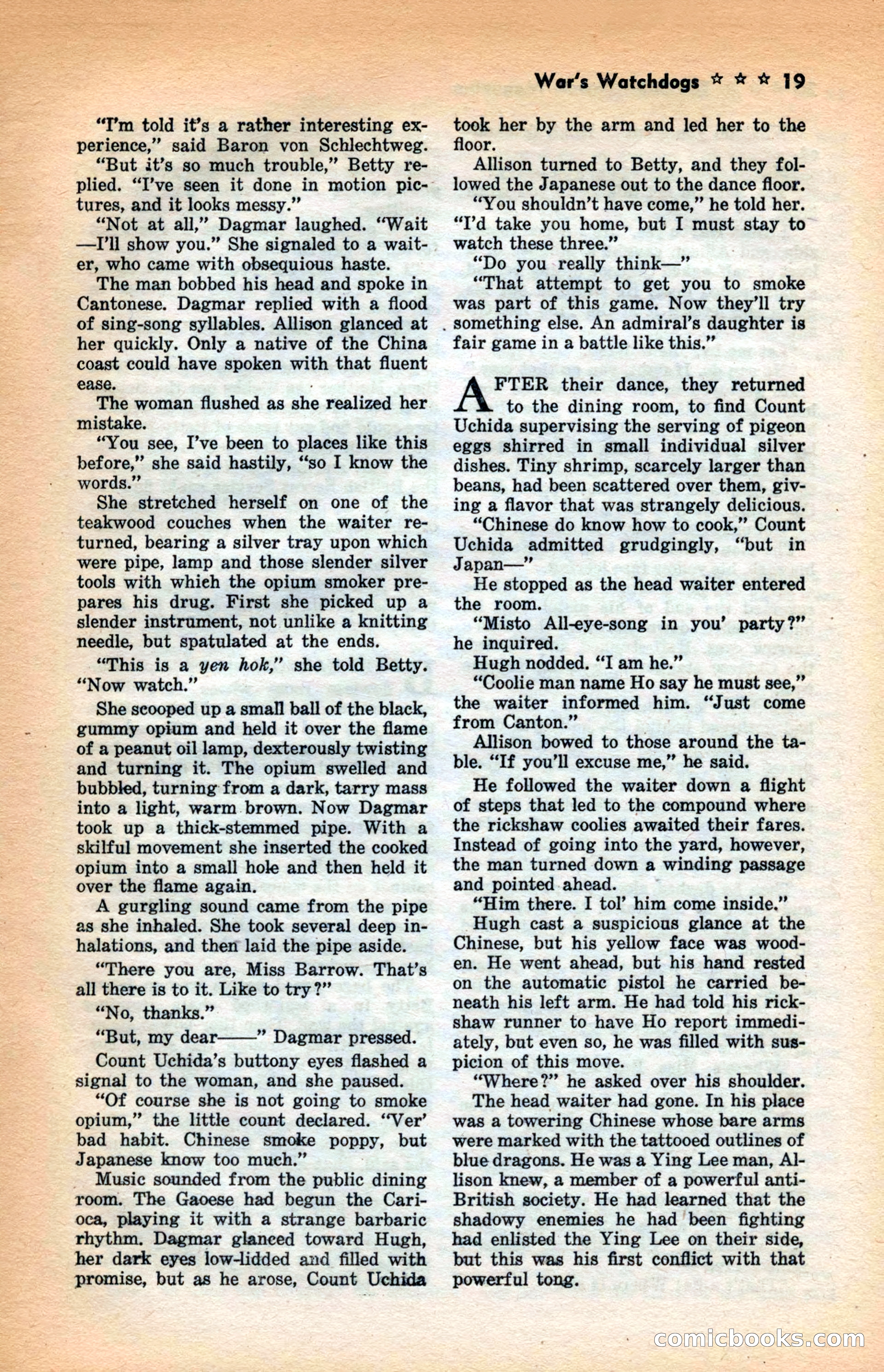 10 Short Novels Magazine — page 21: Pulp Fiction, 1938