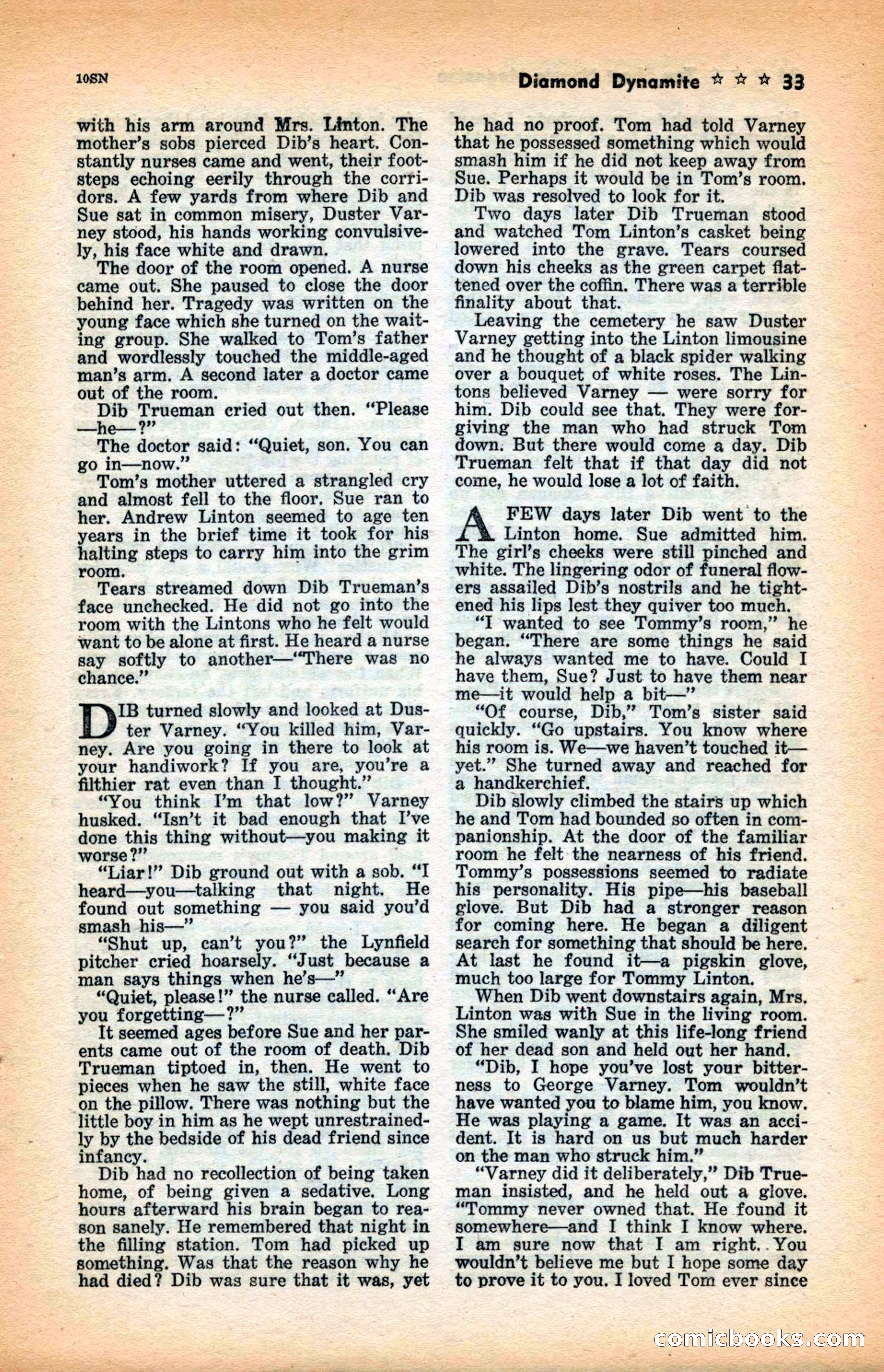 10 Short Novels Magazine — page 35: Pulp Fiction, 1938