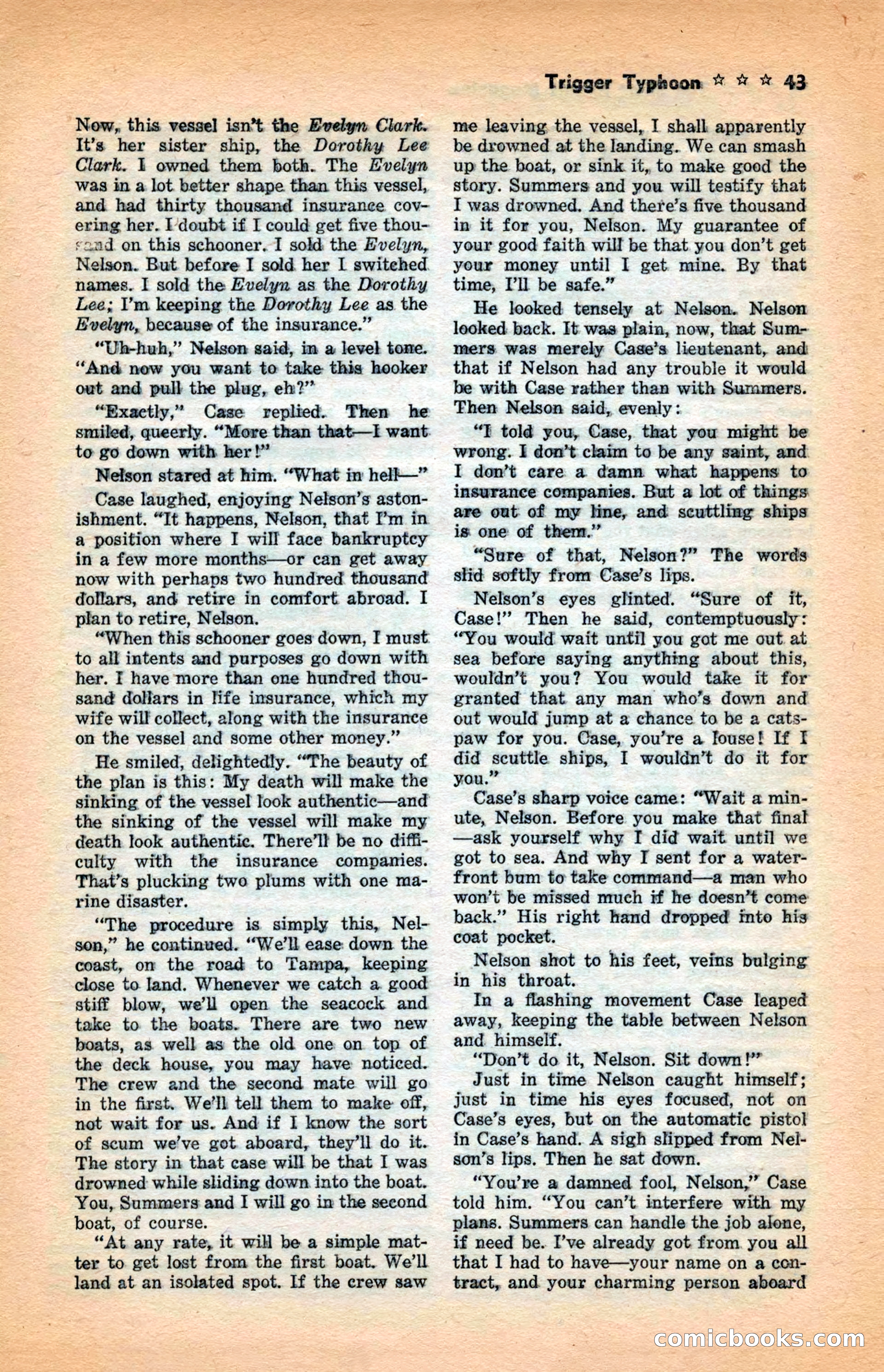 10 Short Novels Magazine — page 45: Pulp Fiction, 1938