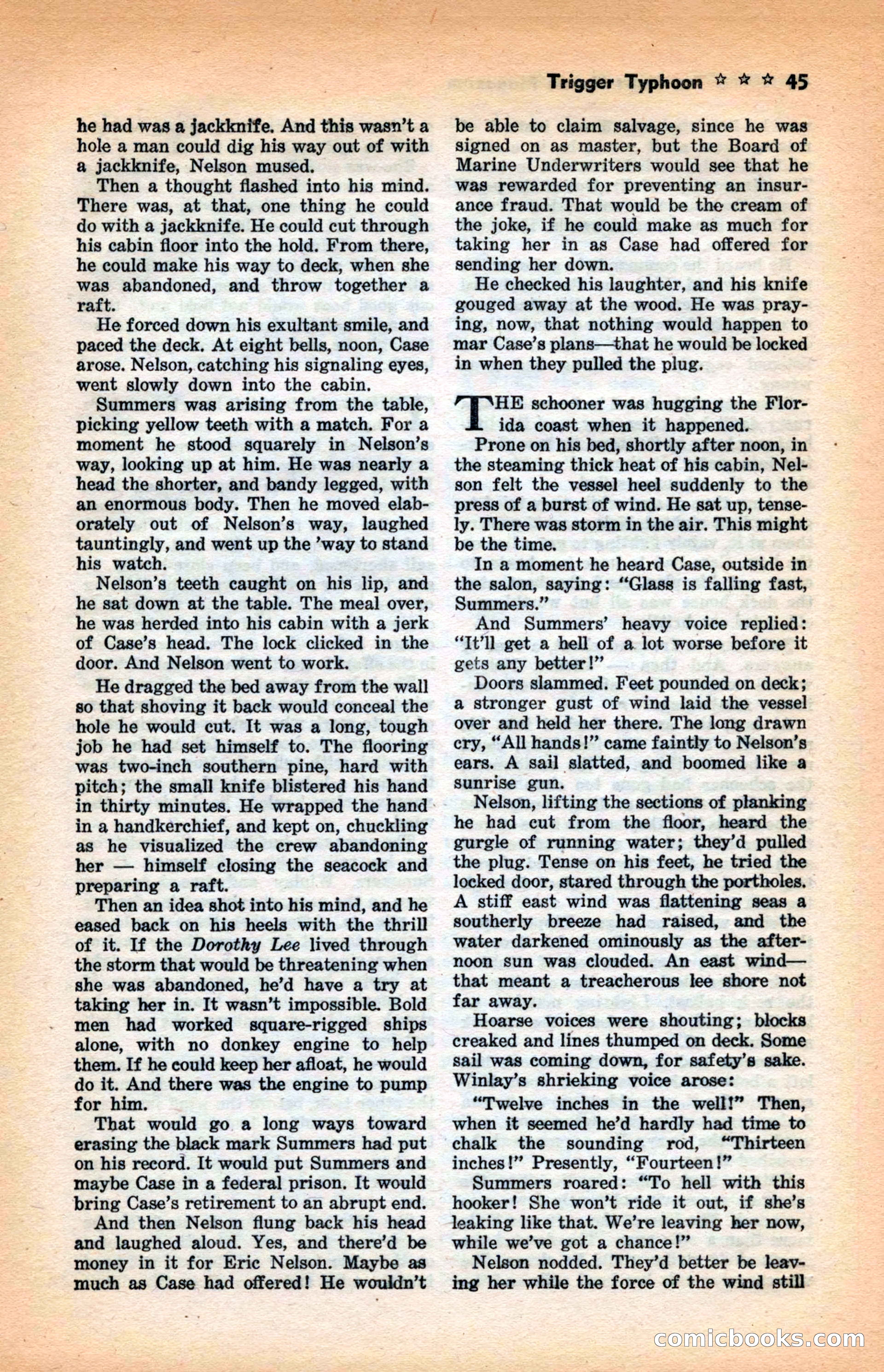 10 Short Novels Magazine — page 47: Pulp Fiction, 1938