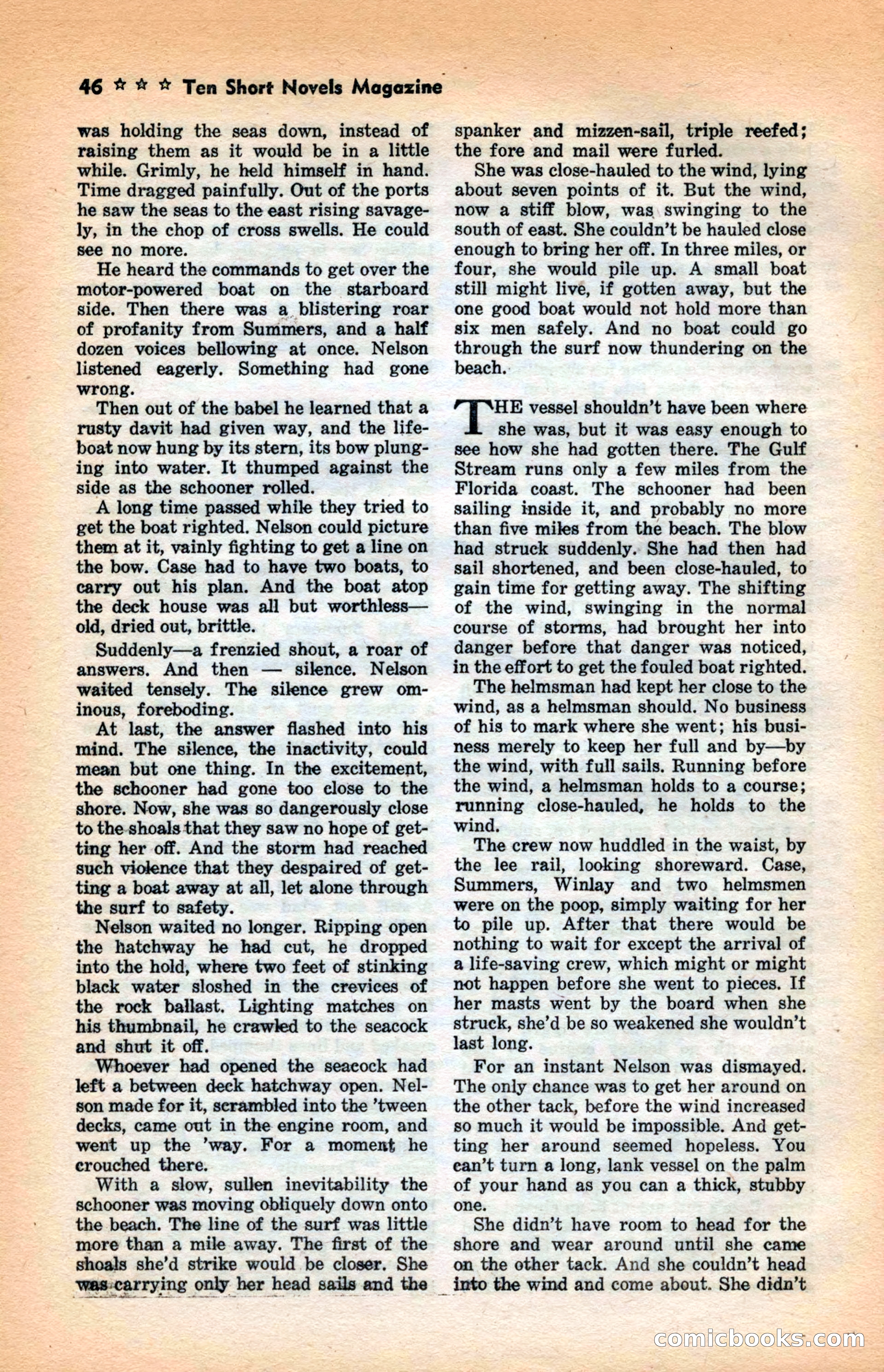 10 Short Novels Magazine — page 48: Pulp Fiction, 1938