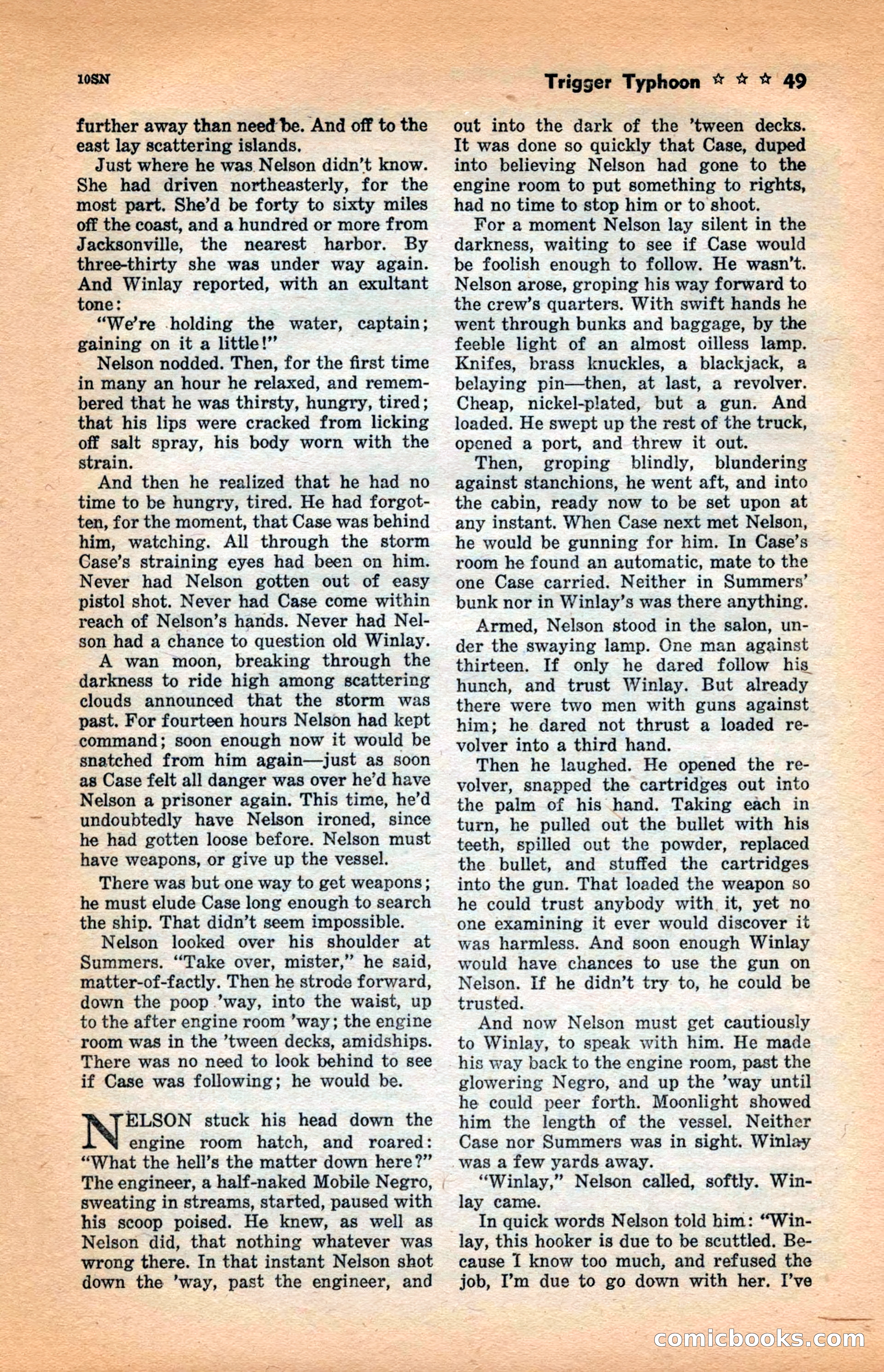 10 Short Novels Magazine — page 51: Pulp Fiction, 1938