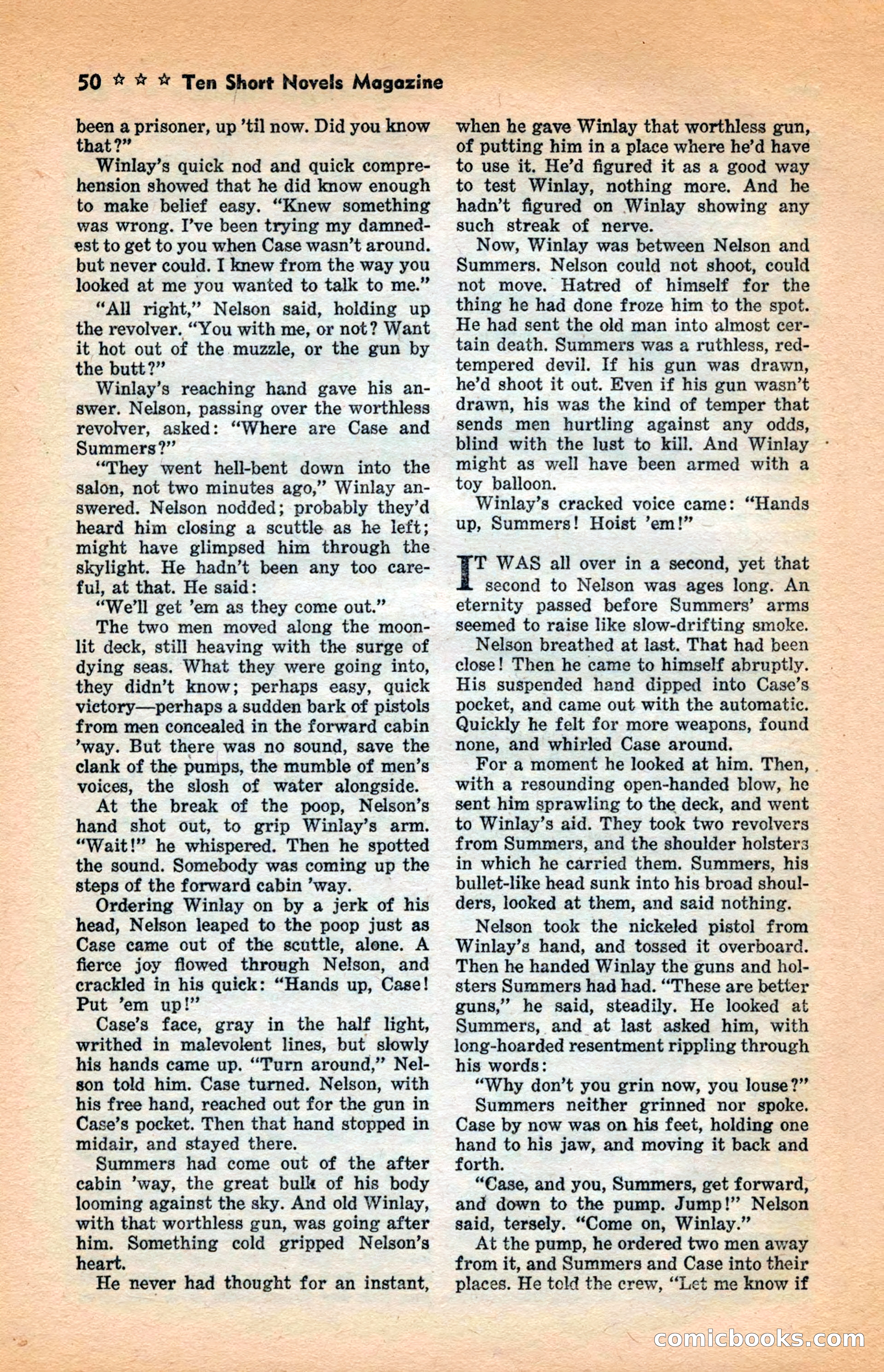 10 Short Novels Magazine — page 52: Pulp Fiction, 1938