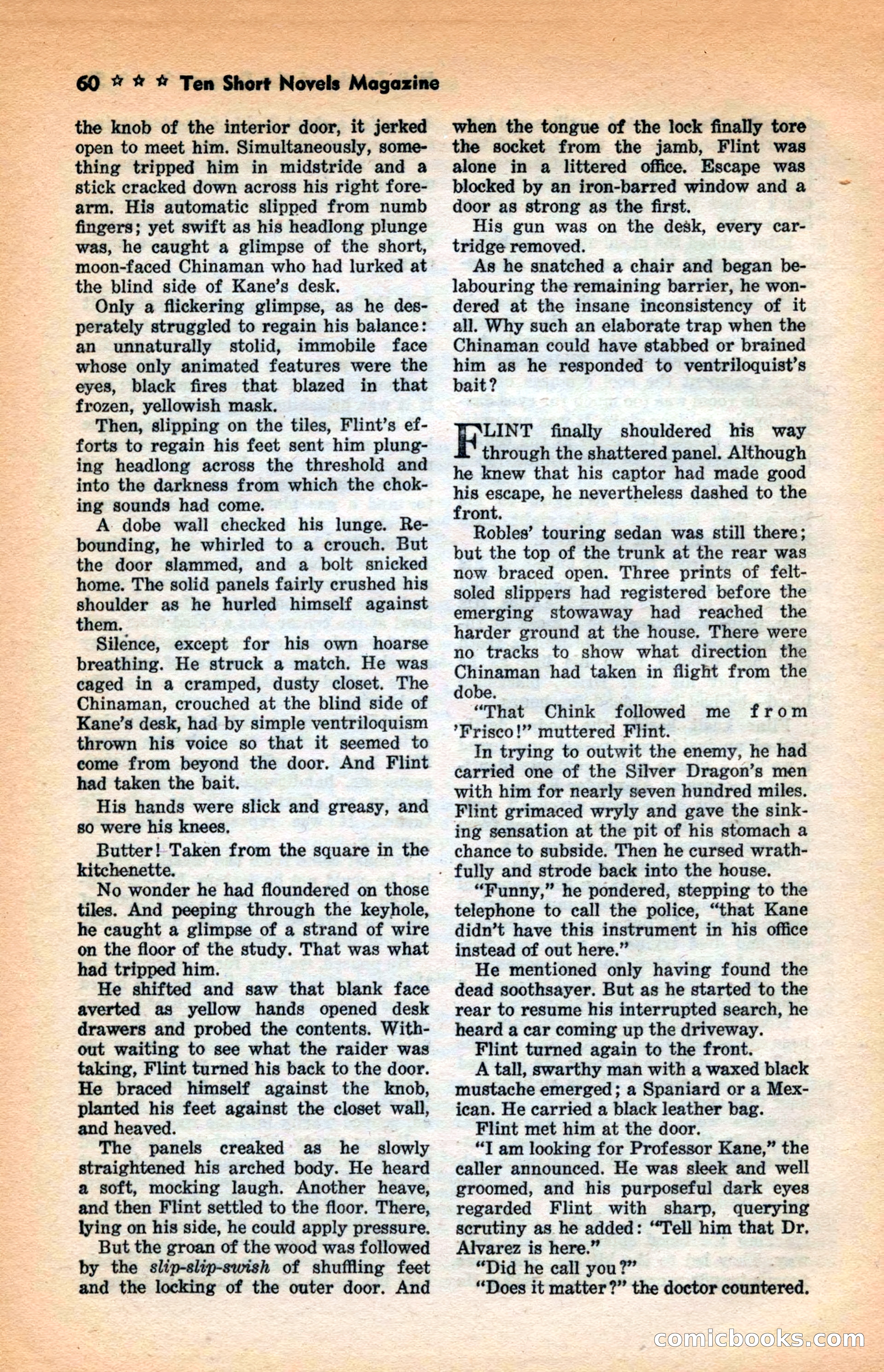 10 Short Novels Magazine — page 62: Pulp Fiction, 1938