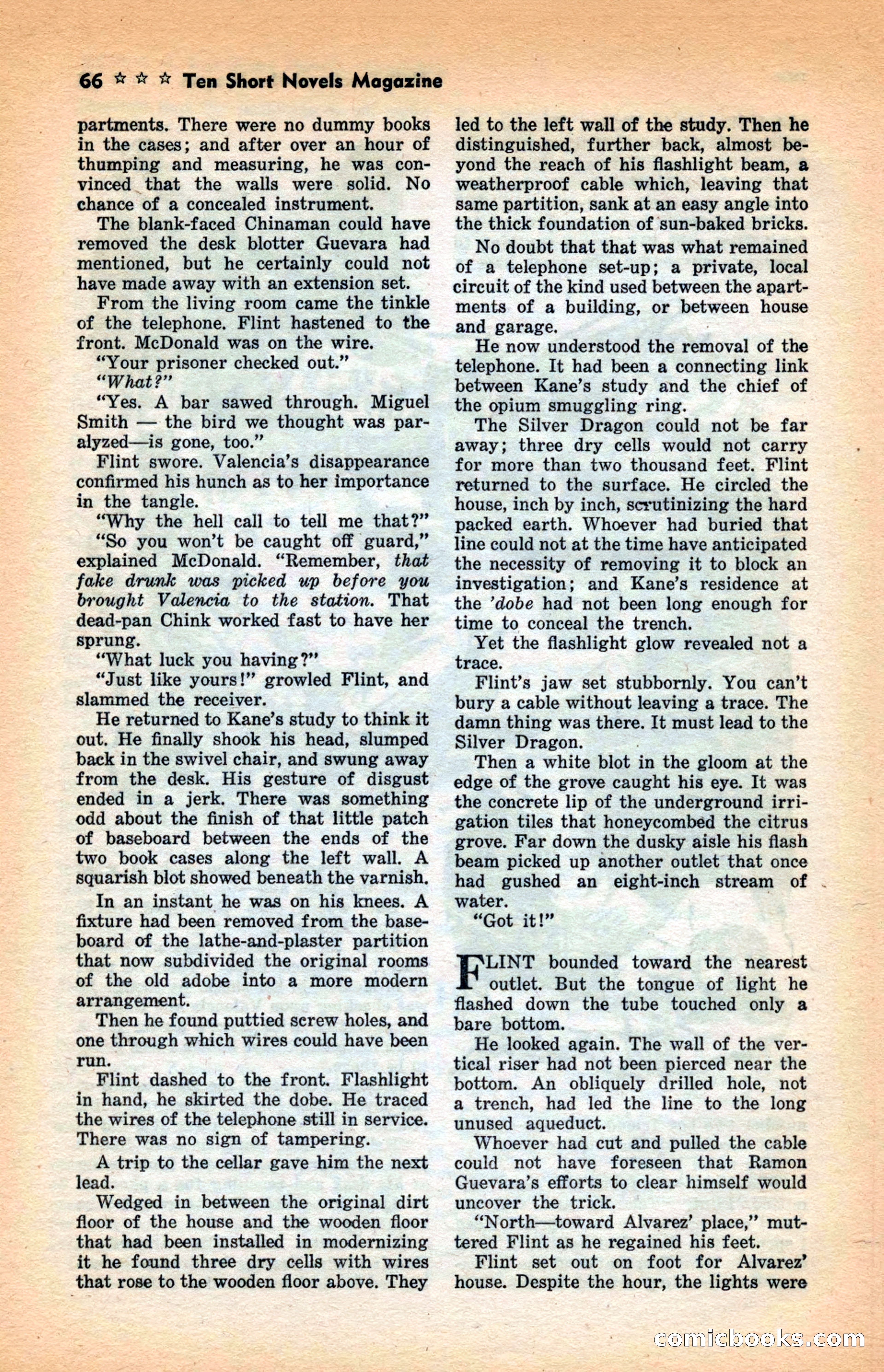 10 Short Novels Magazine — page 68: Pulp Fiction, 1938