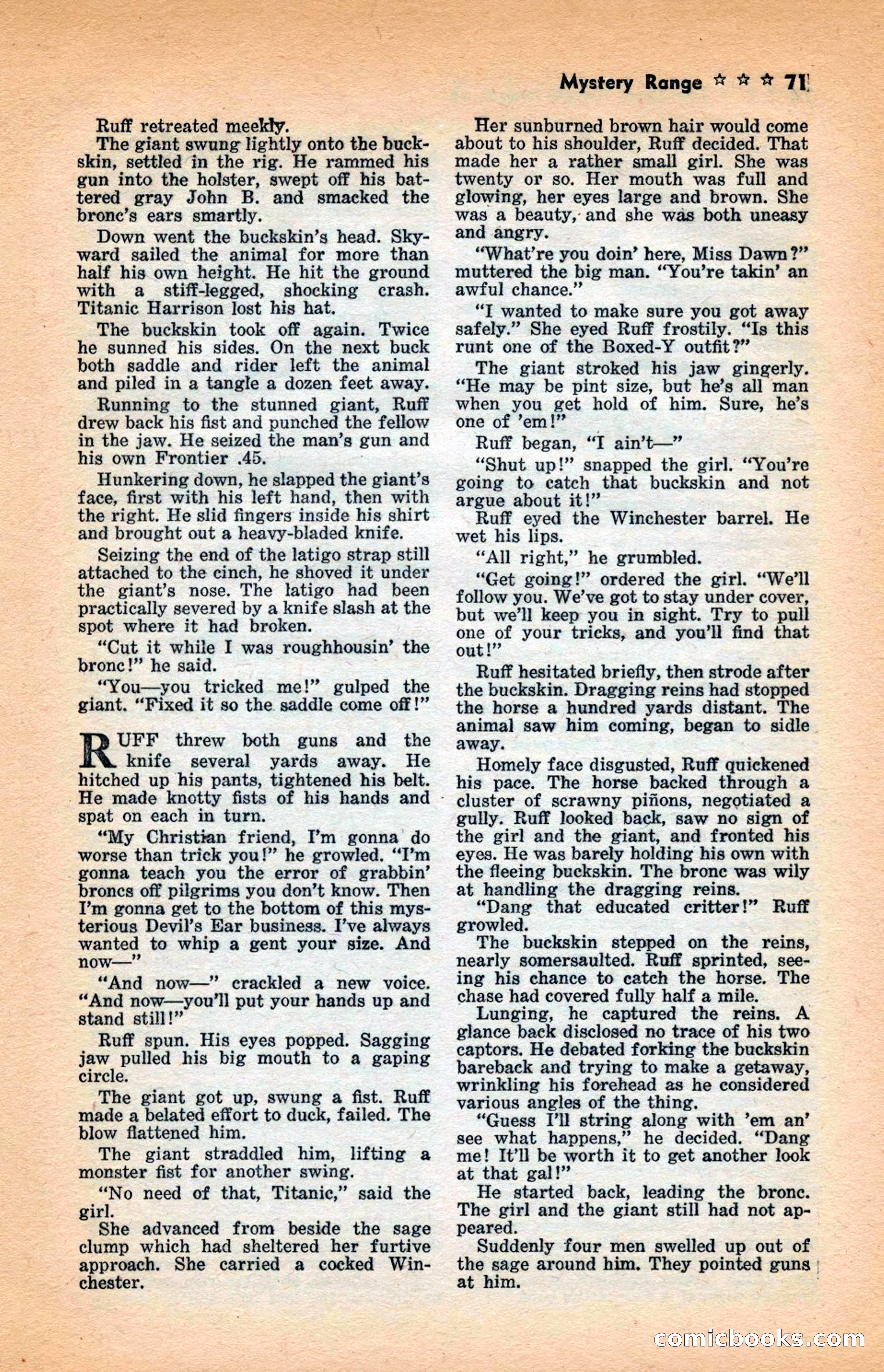 10 Short Novels Magazine — page 73: Pulp Fiction, 1938
