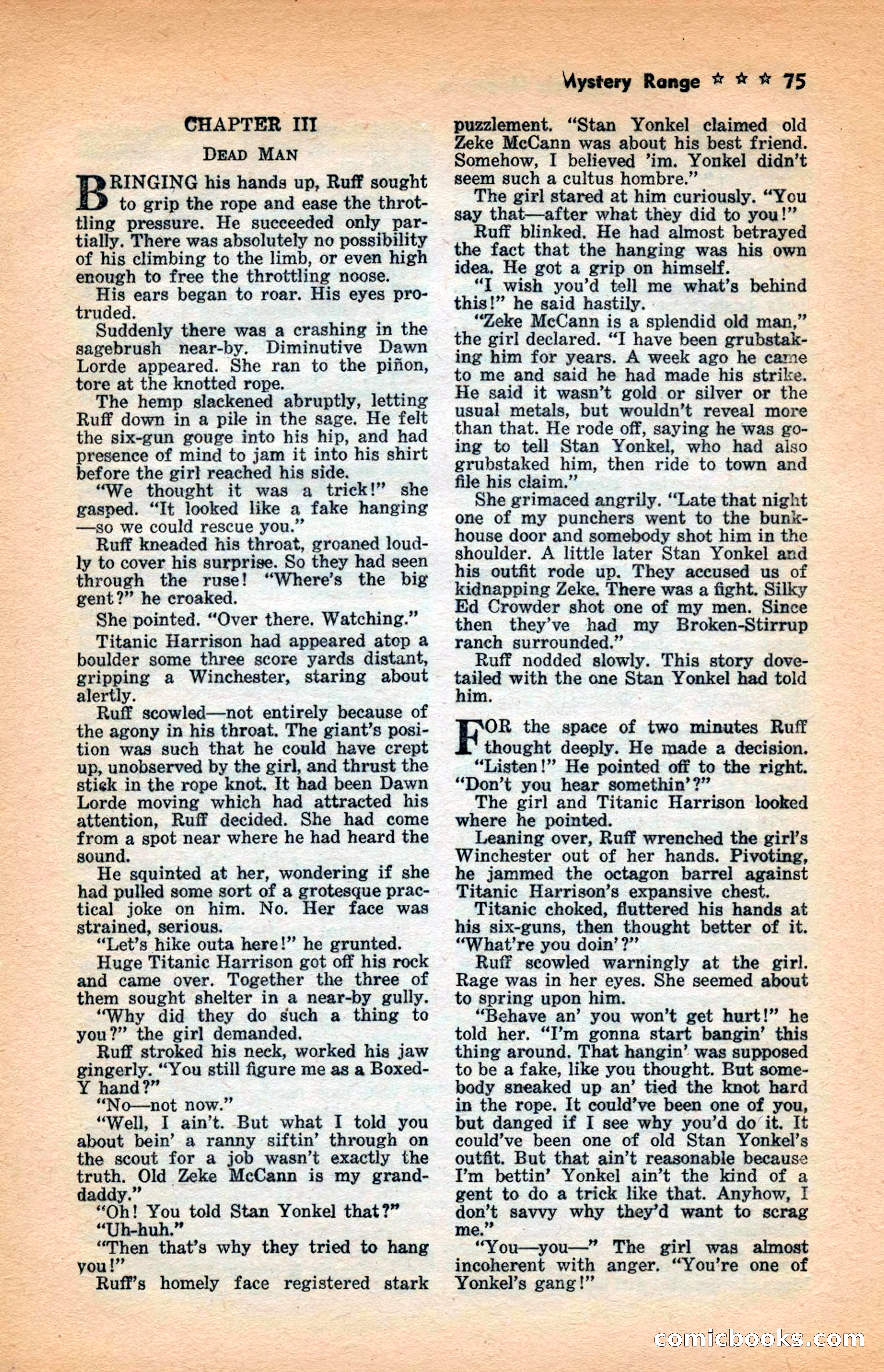 10 Short Novels Magazine — page 77: Pulp Fiction, 1938