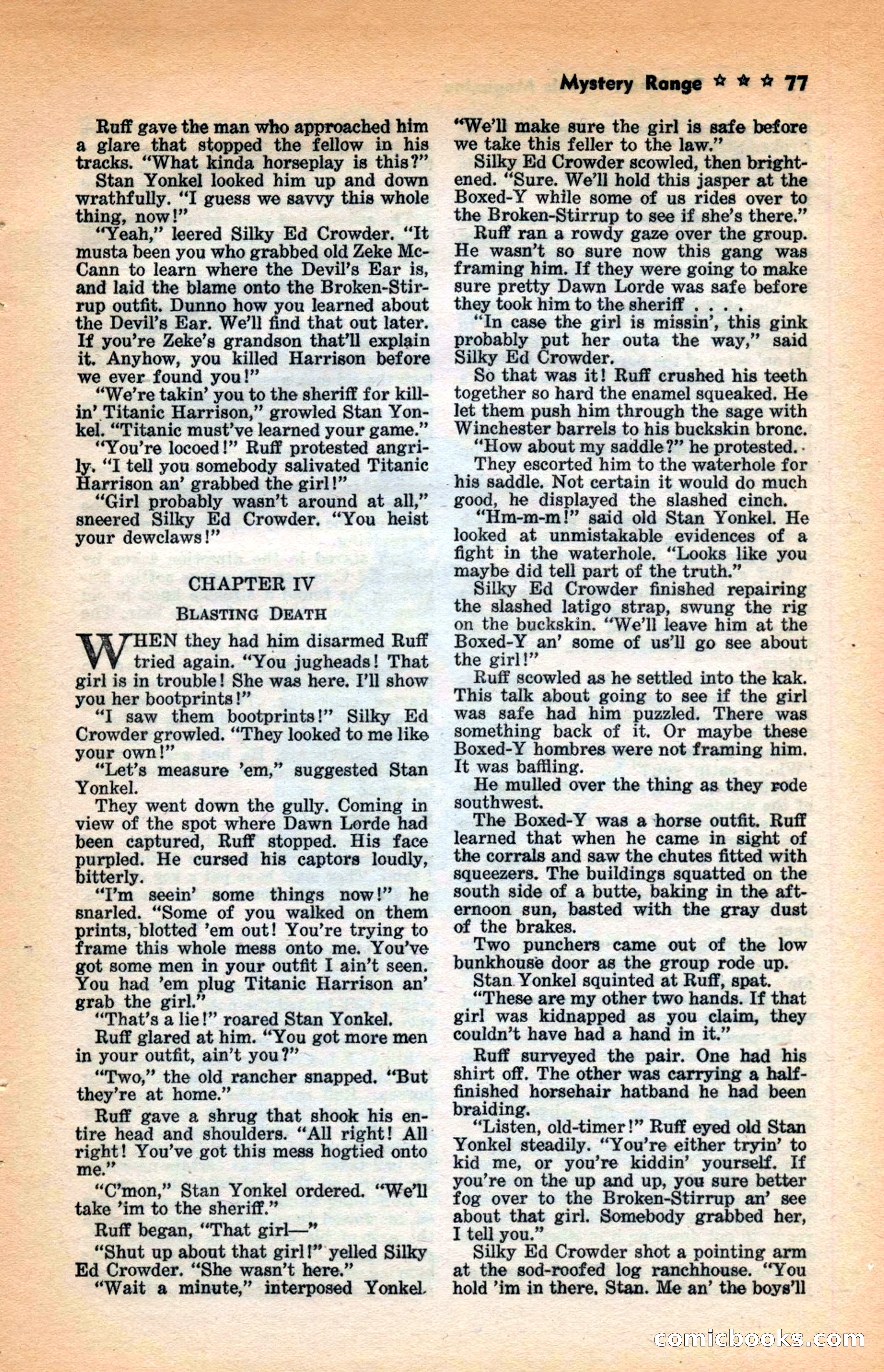 10 Short Novels Magazine — page 79: Pulp Fiction, 1938