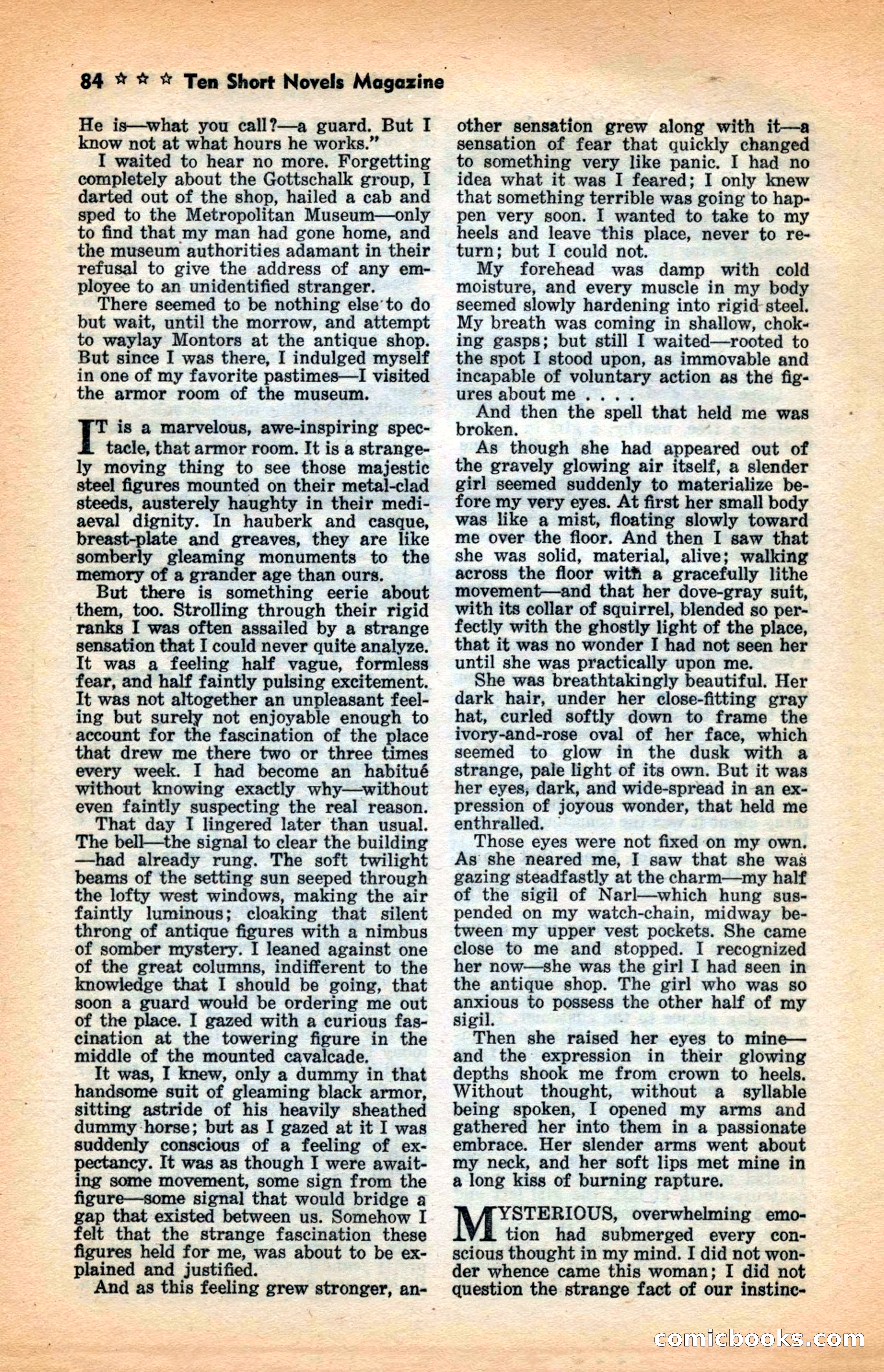 10 Short Novels Magazine — page 86: Pulp Fiction, 1938