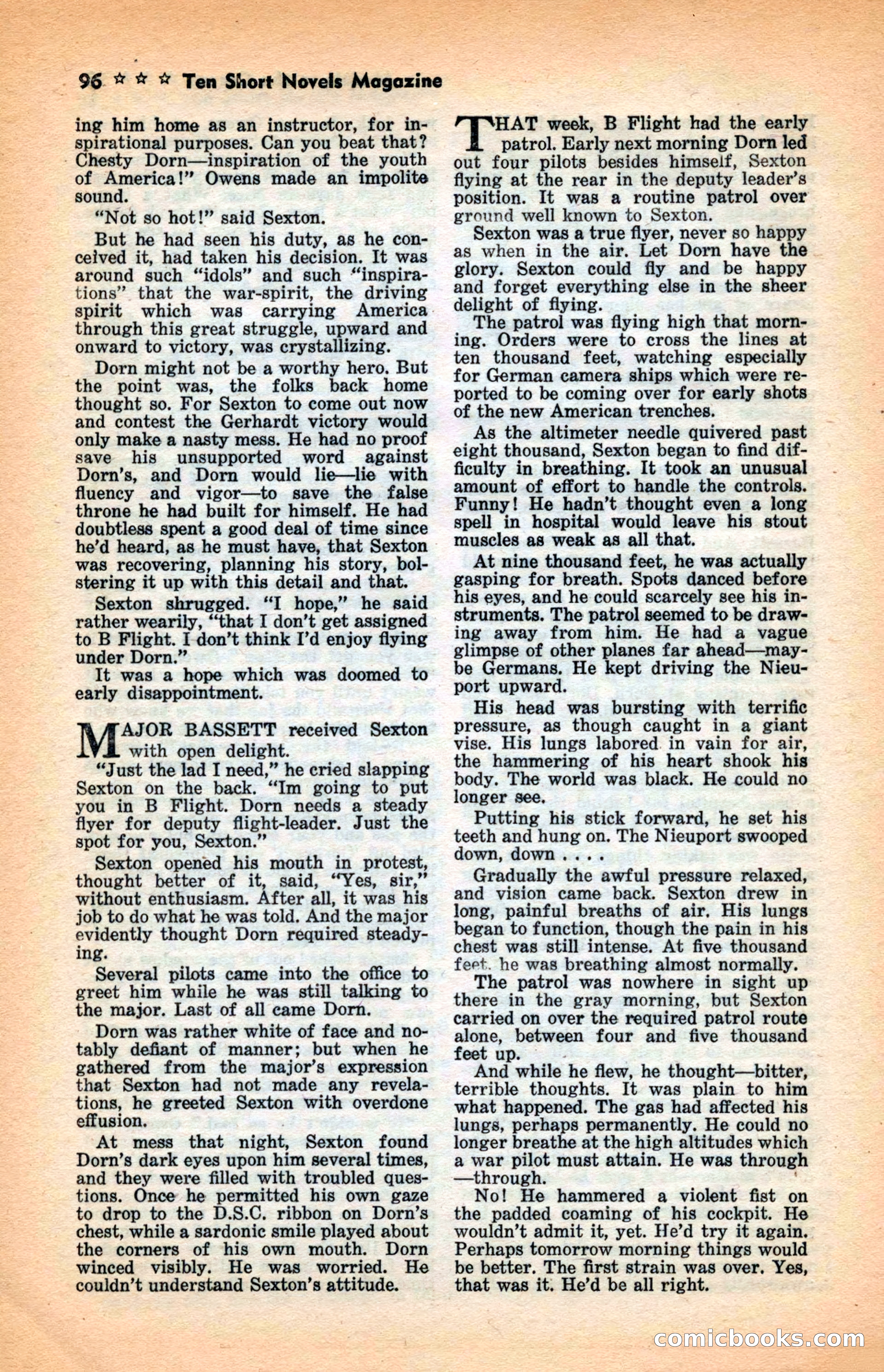 10 Short Novels Magazine — page 98: Pulp Fiction, 1938