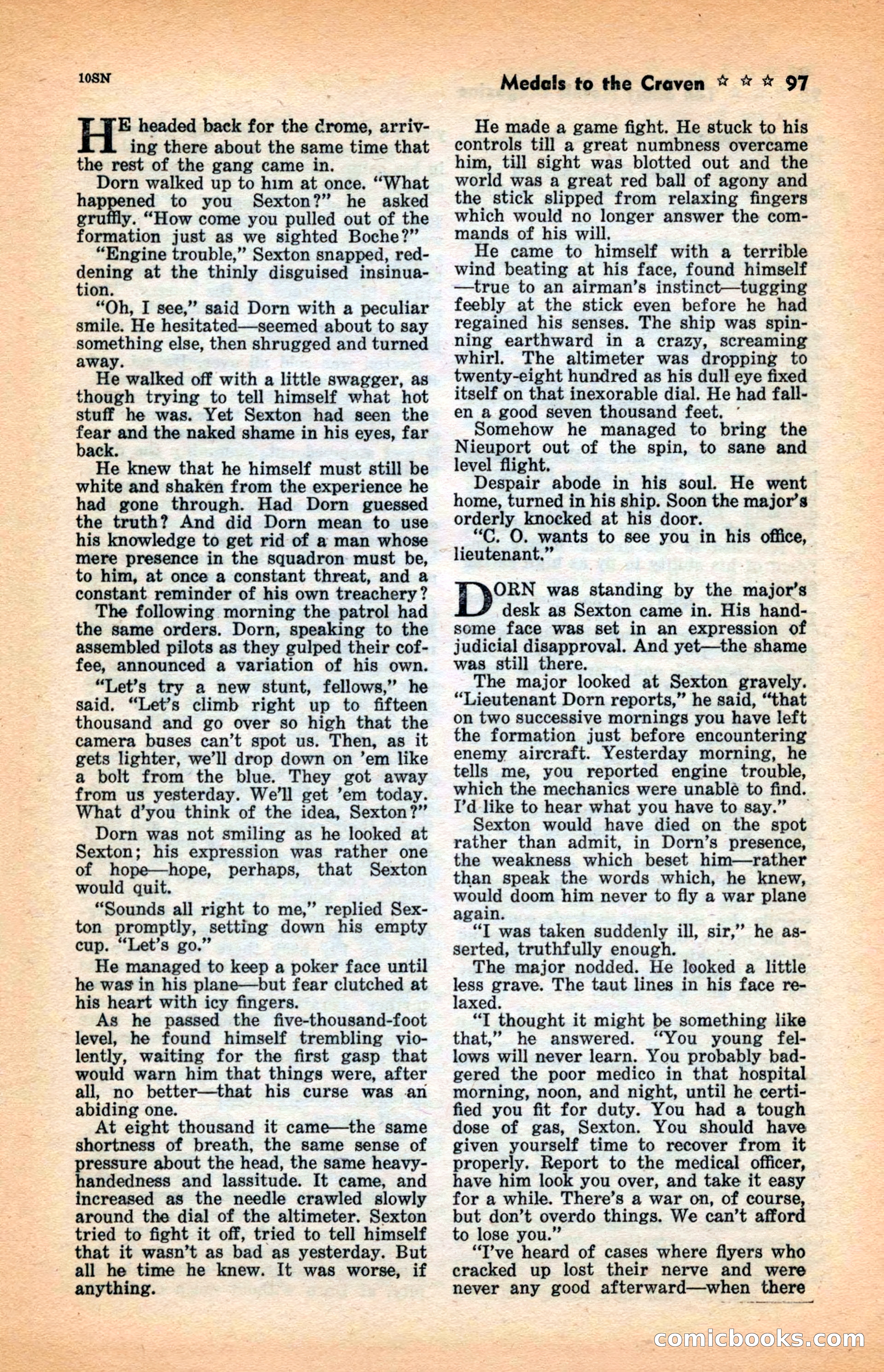 10 Short Novels Magazine — page 99: Pulp Fiction, 1938