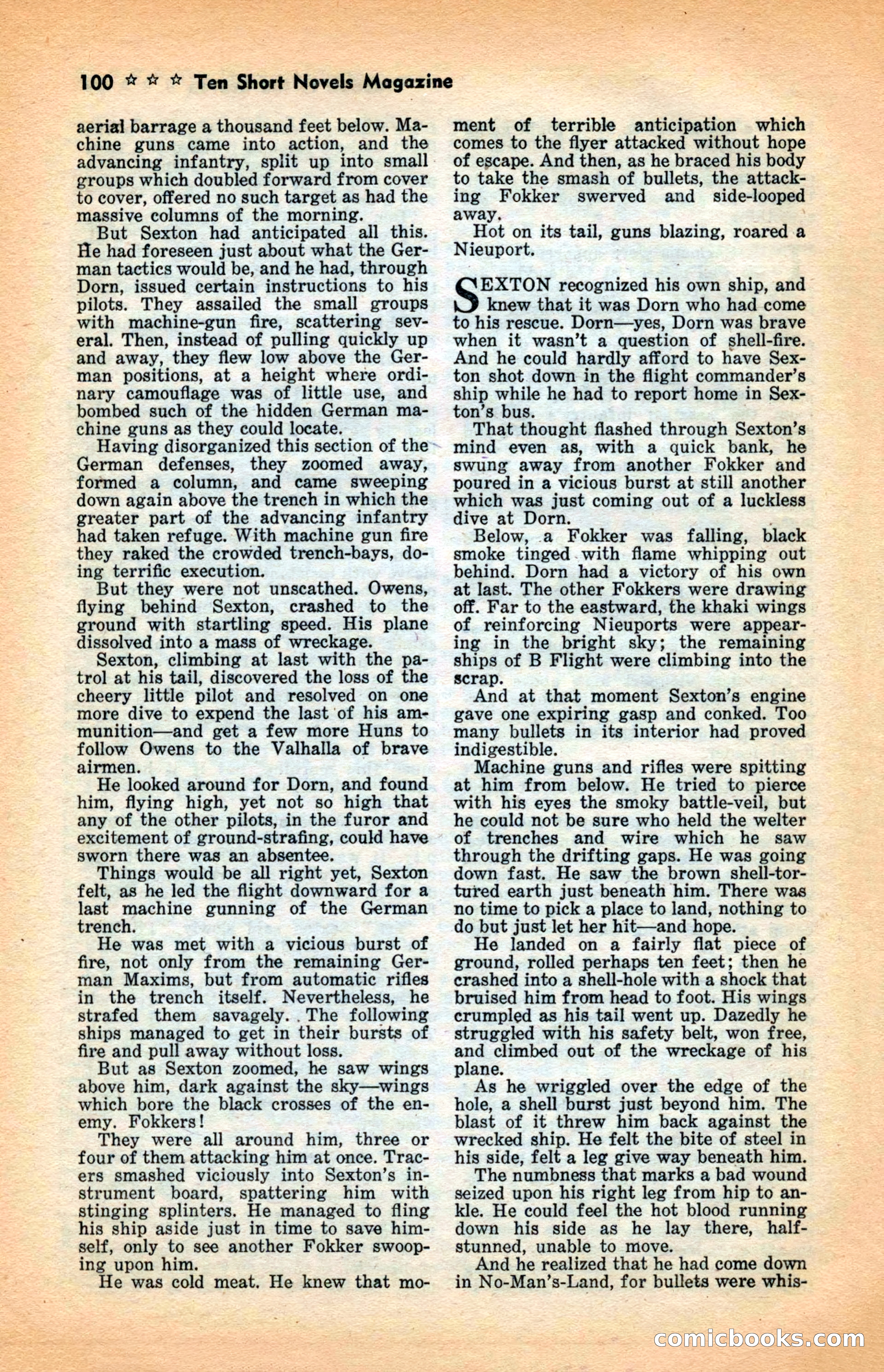 10 Short Novels Magazine — page 102: Pulp Fiction, 1938