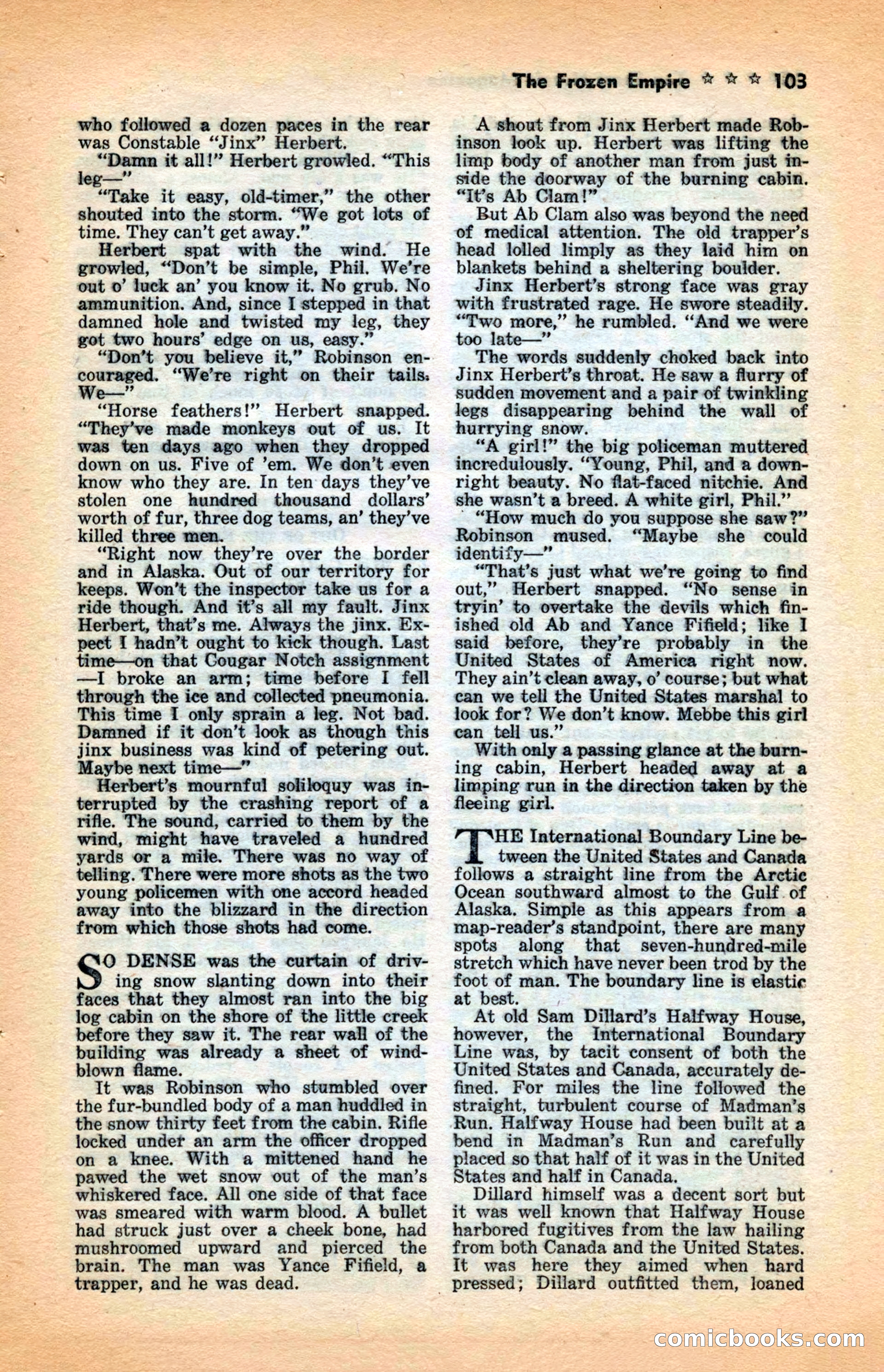 10 Short Novels Magazine — page 105: Pulp Fiction, 1938