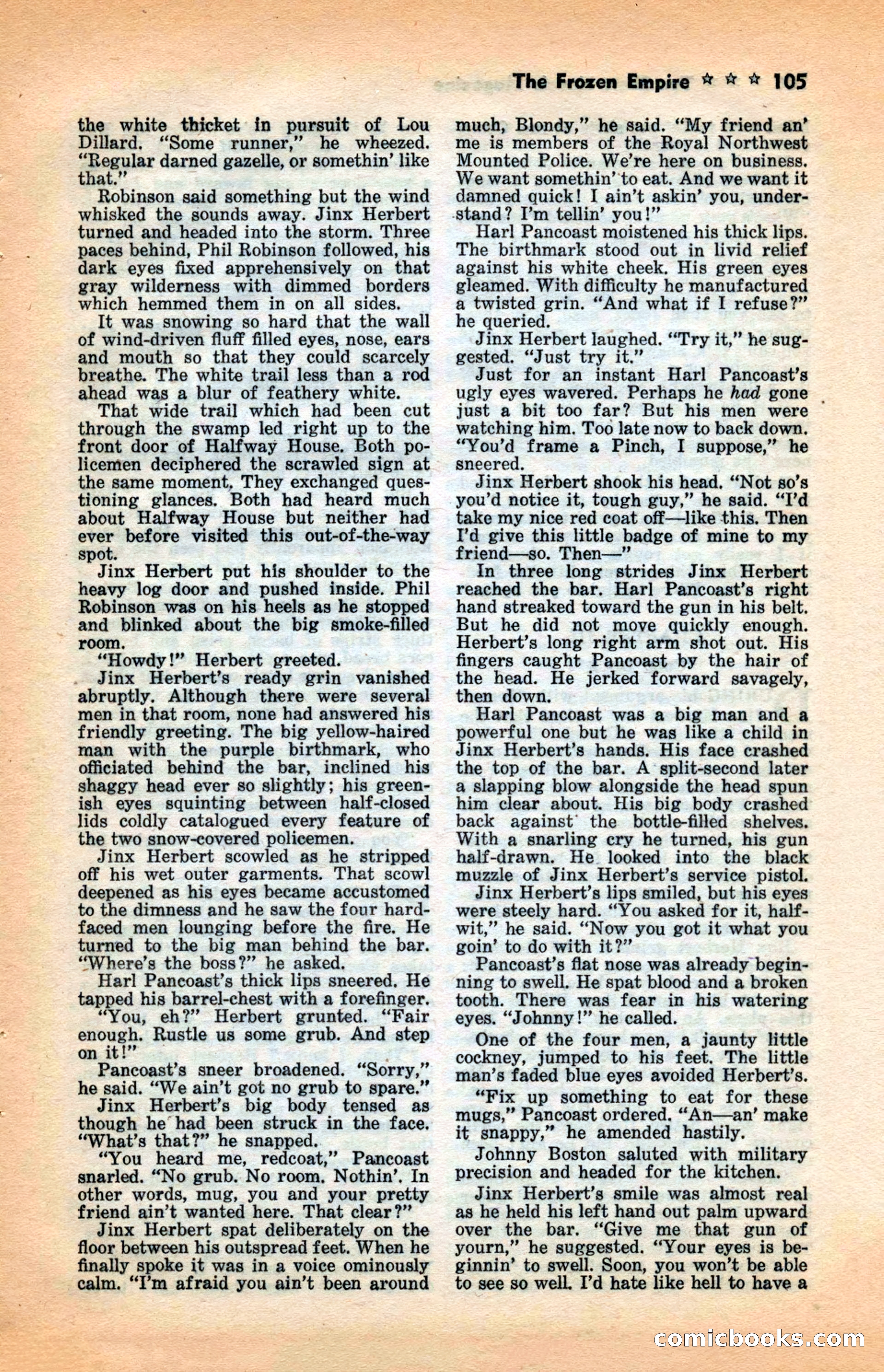 10 Short Novels Magazine — page 107: Pulp Fiction, 1938