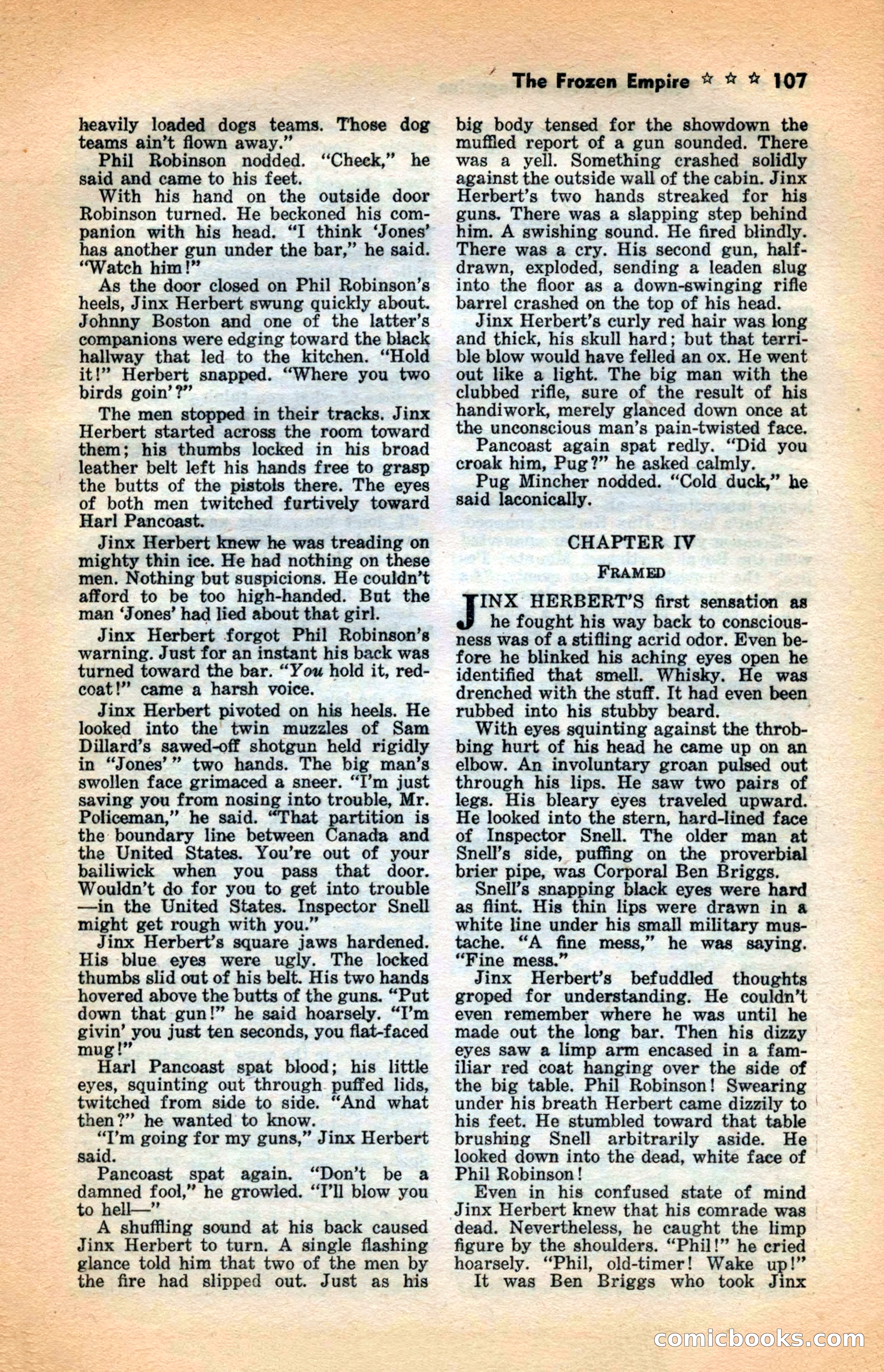 10 Short Novels Magazine — page 109: Pulp Fiction, 1938