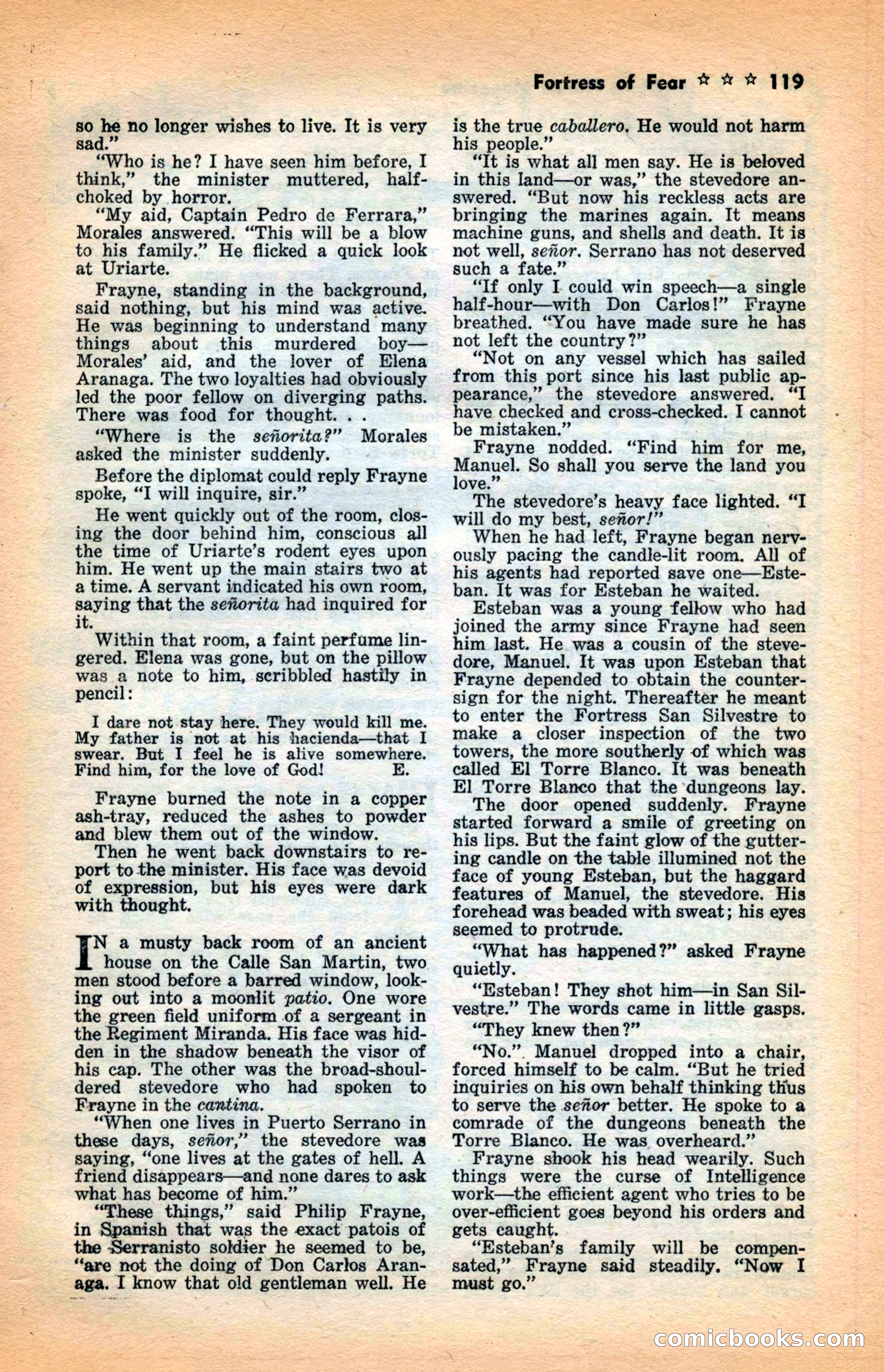 10 Short Novels Magazine — page 121: Pulp Fiction, 1938